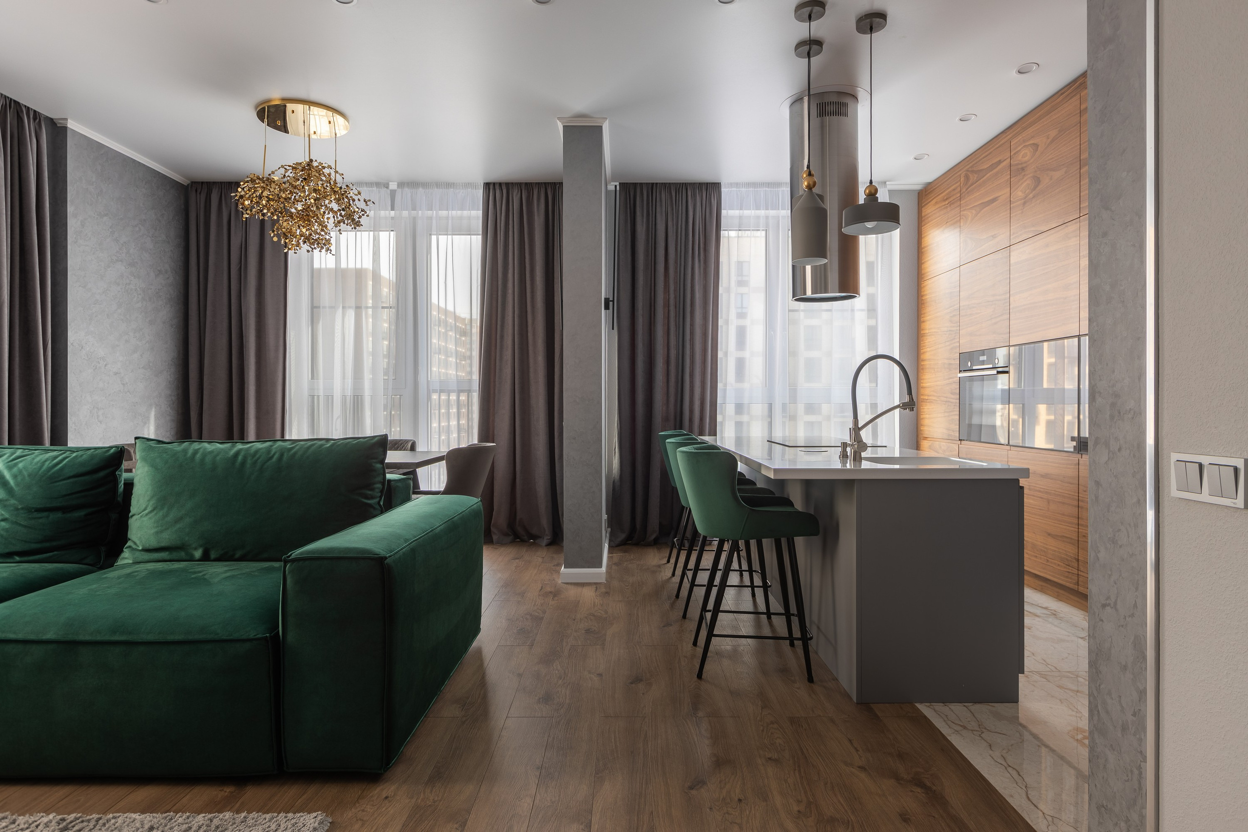 Интерьерная фотосъемка дизайнерского проекта. Интерьерный фотограф в Москве Роман Потапов