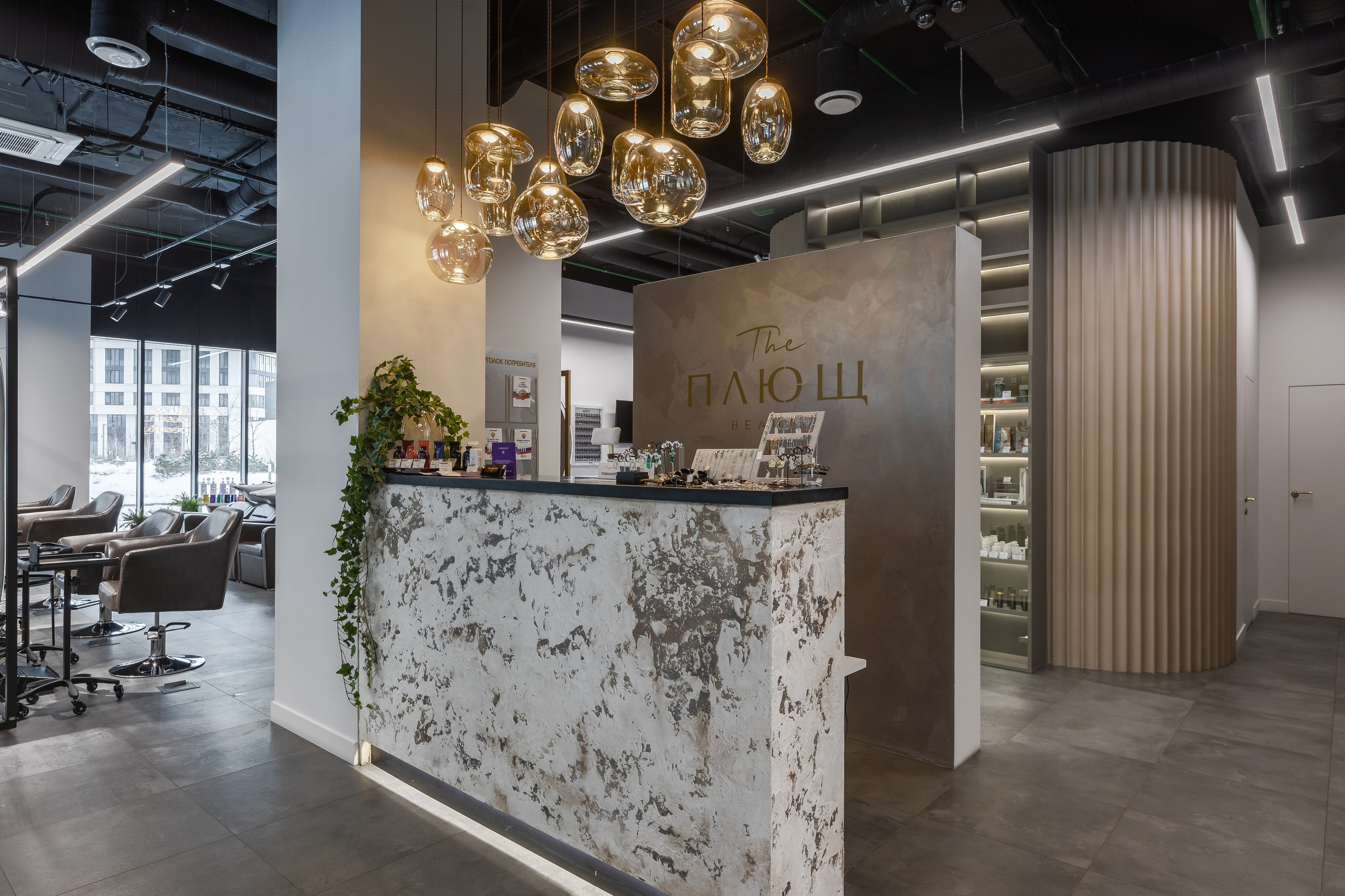 Салон Красоты Плющ. Интерьерный фотограф в Москве Роман Потапов