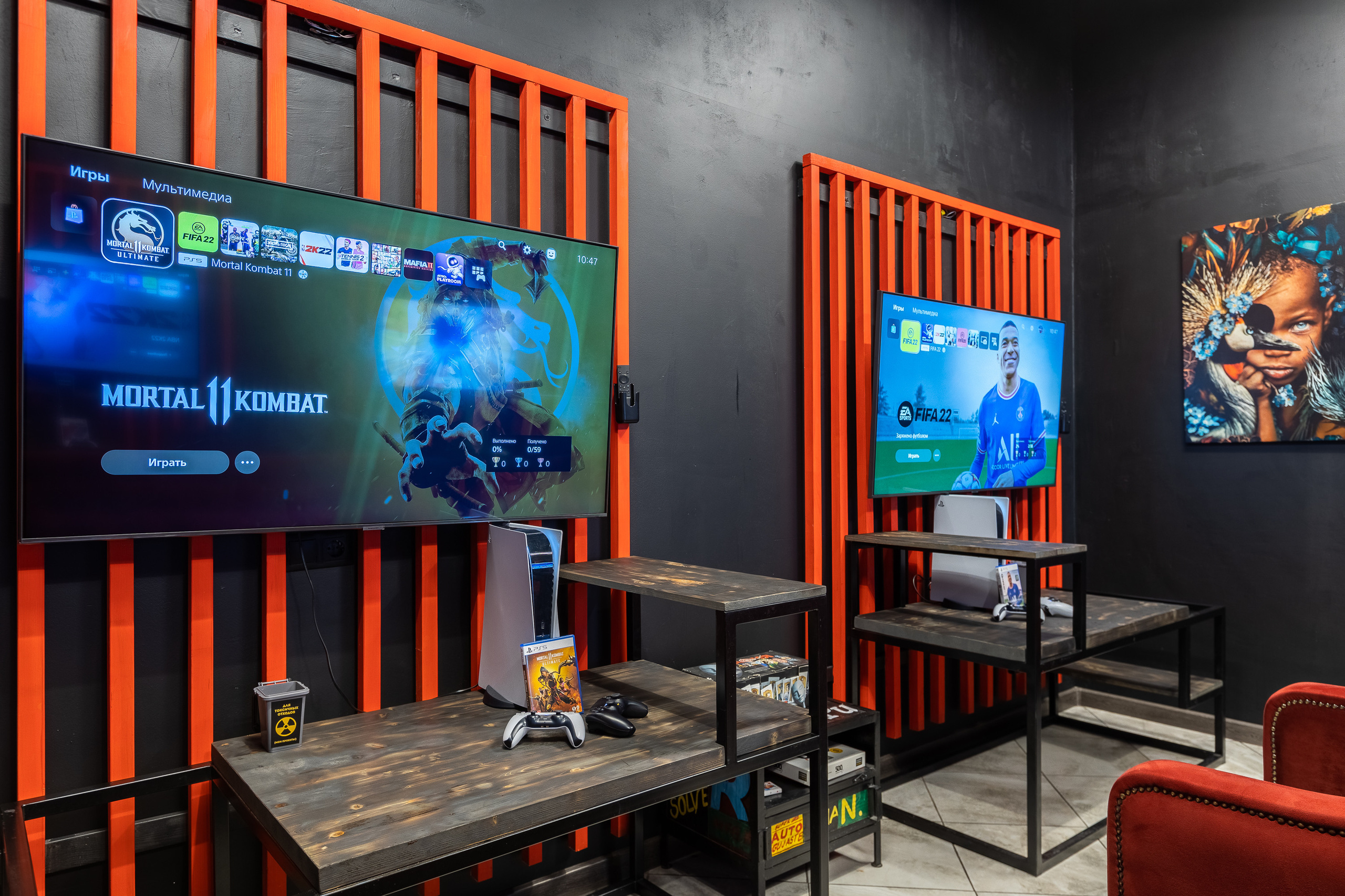 Интерьерная фотосъемка компьютерного клуба. Интерьерный фотограф в Москве Роман Потапов