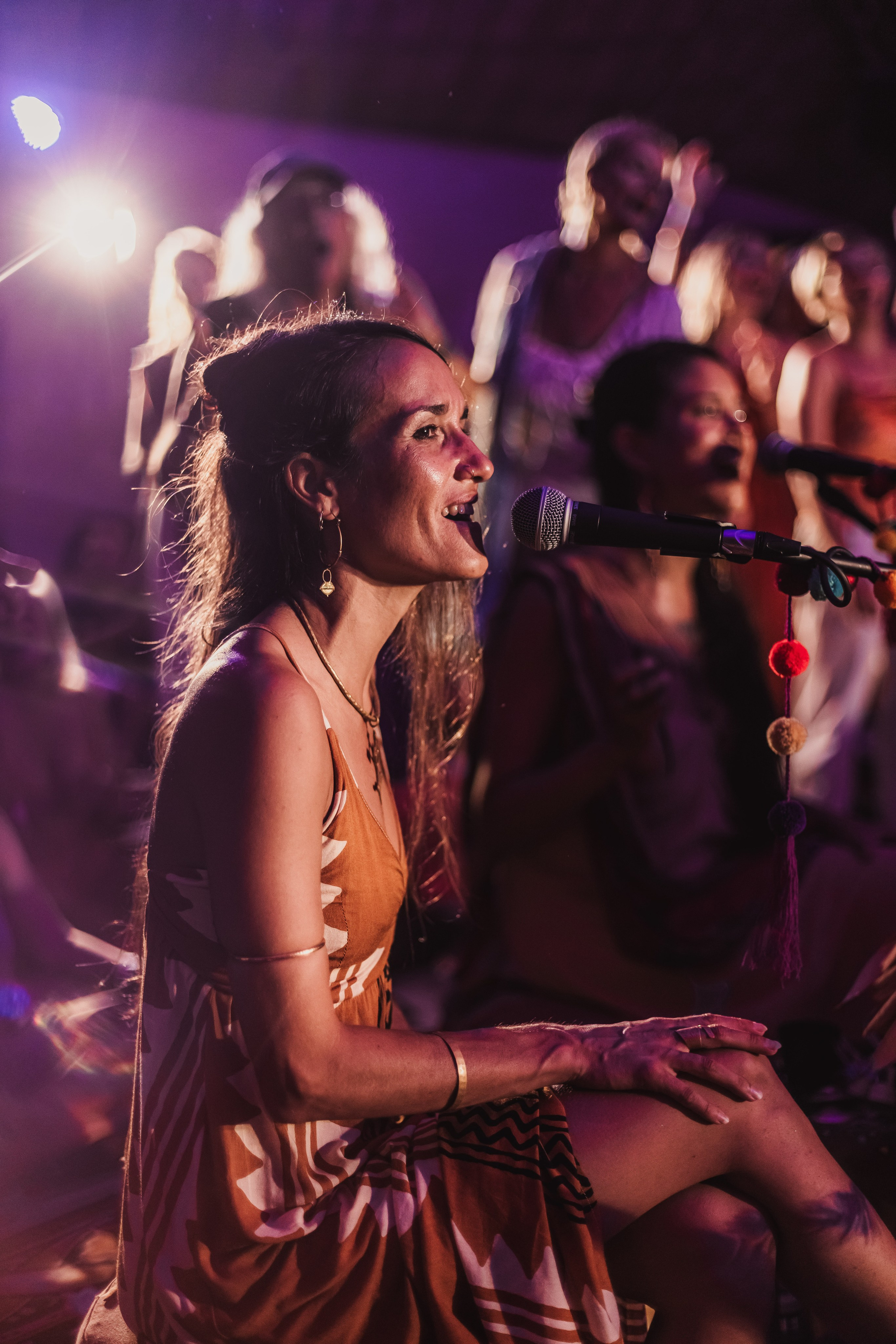 Hanuman Project kirtan at Alchemy april. Mariam Bagdasaryan