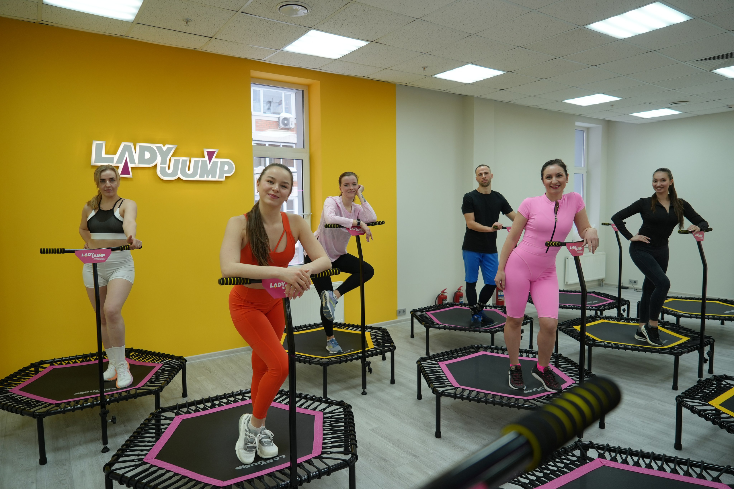 Открытие батутного центра «Lady Jump». Видеограф и Фотограф в Москве