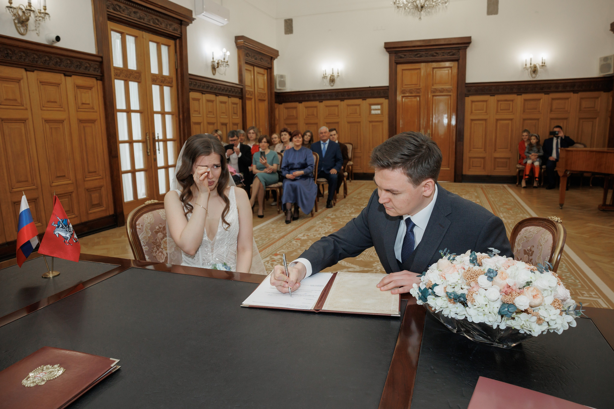 Даша и Дима, Грибоедовский ЗАГС. Свадебный и репортажный фотограф (Москва, Королев и другие)