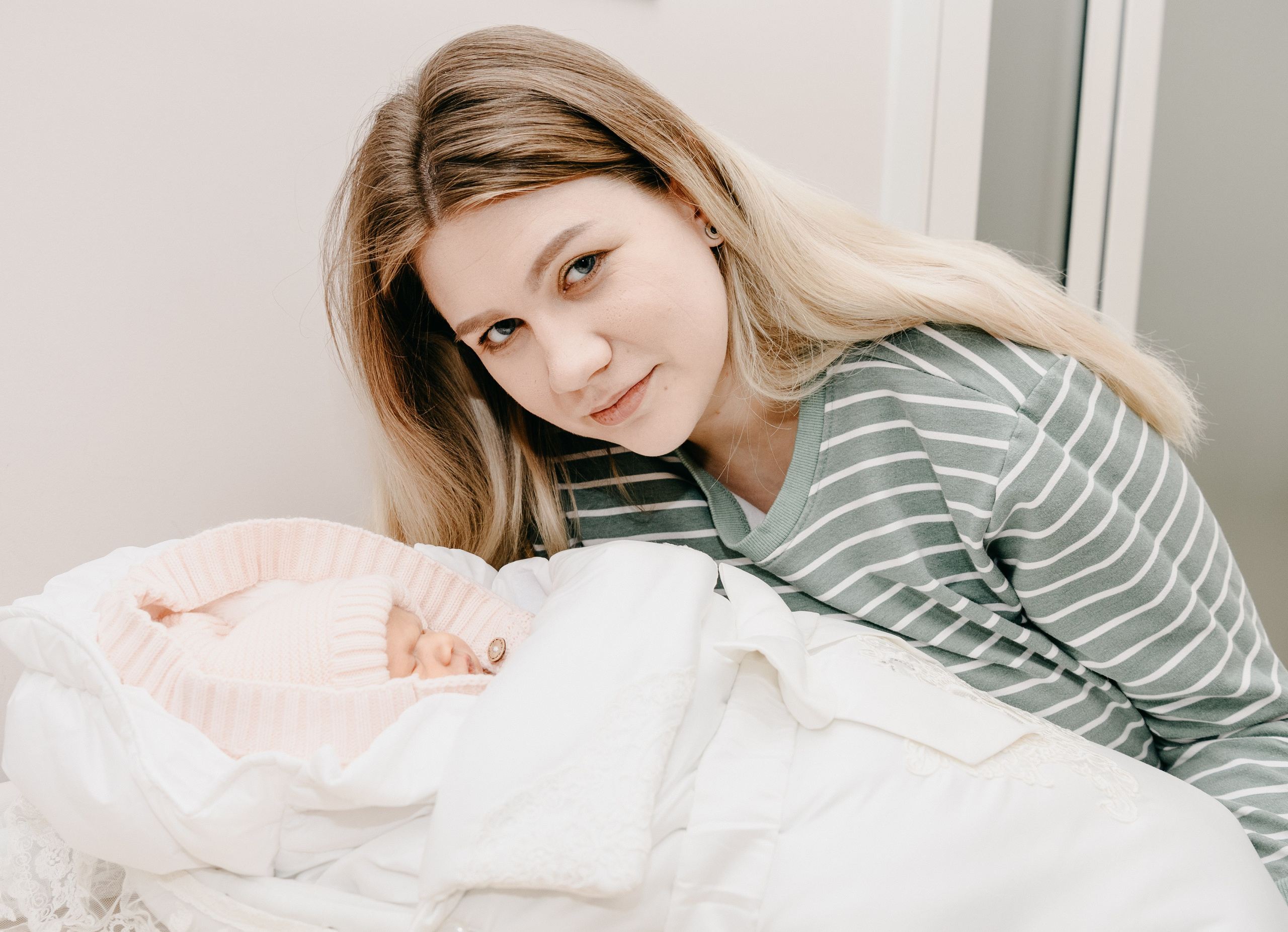 Выписка Арины. 4 роддом. Фотограф на выписку из роддома в Москве и МО