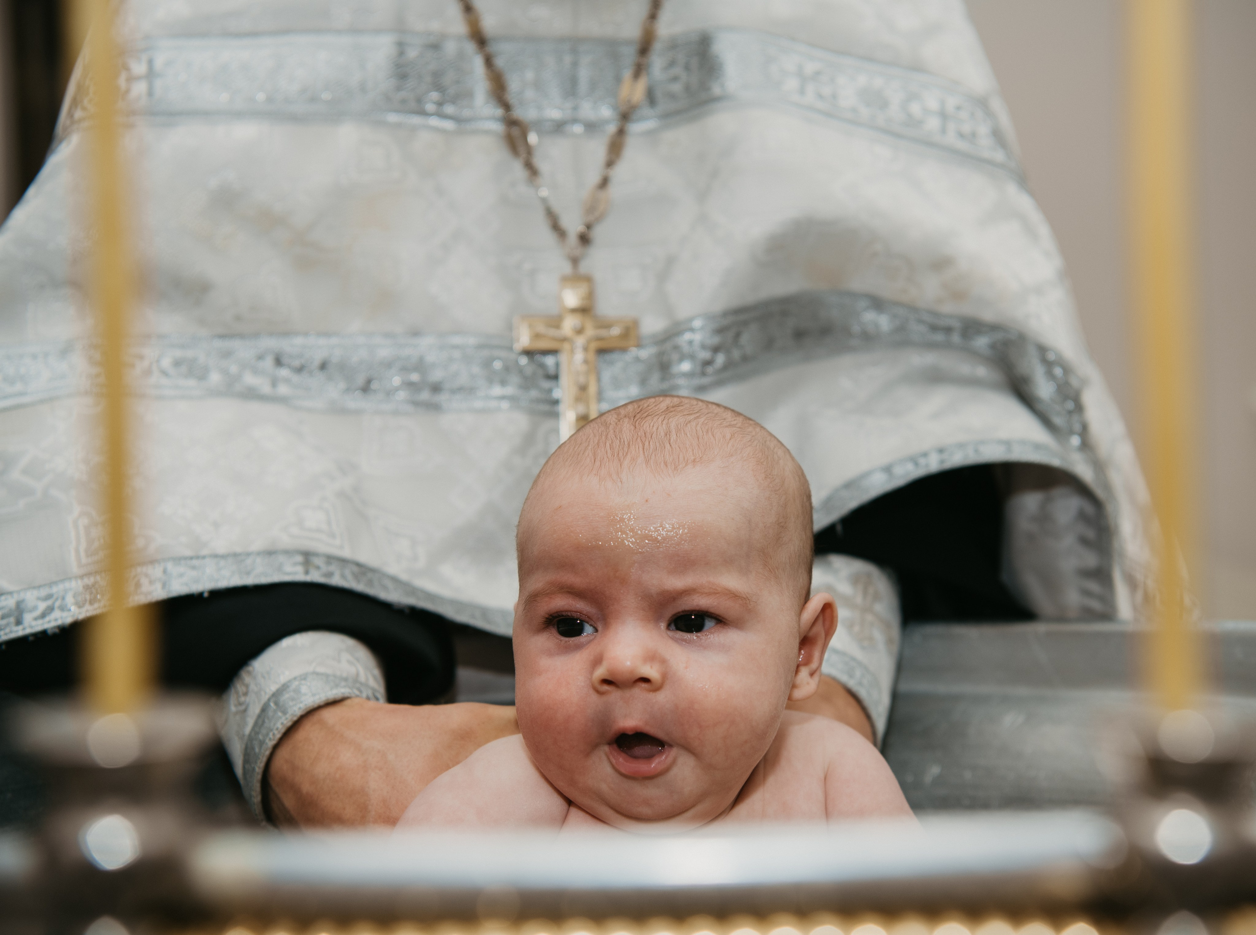 Крещение Евгения. Фотограф на выписку из роддома в Москве и МО