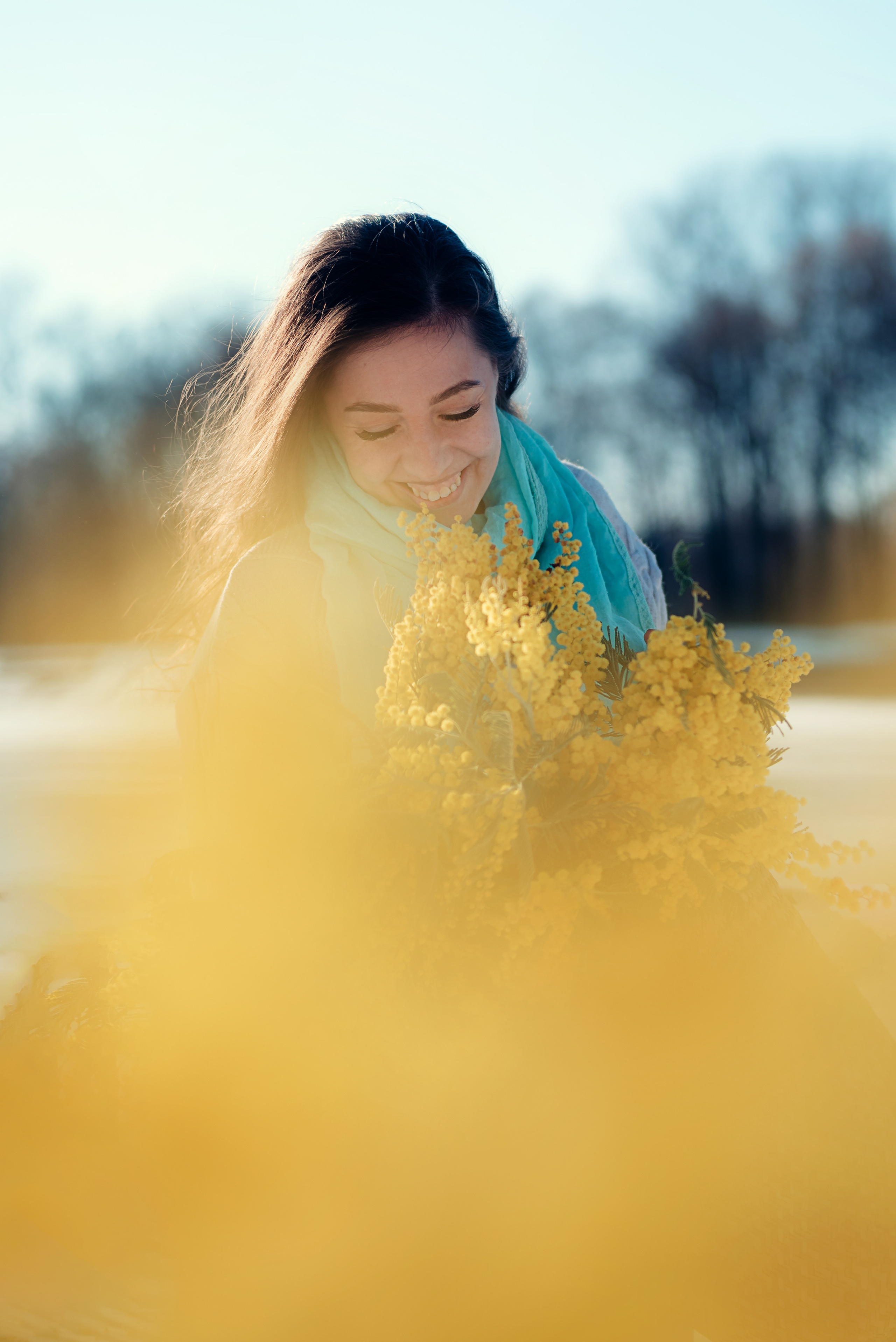 Фотопроект с мимозой. Семейный и детский фотограф Захаренкова Юлия