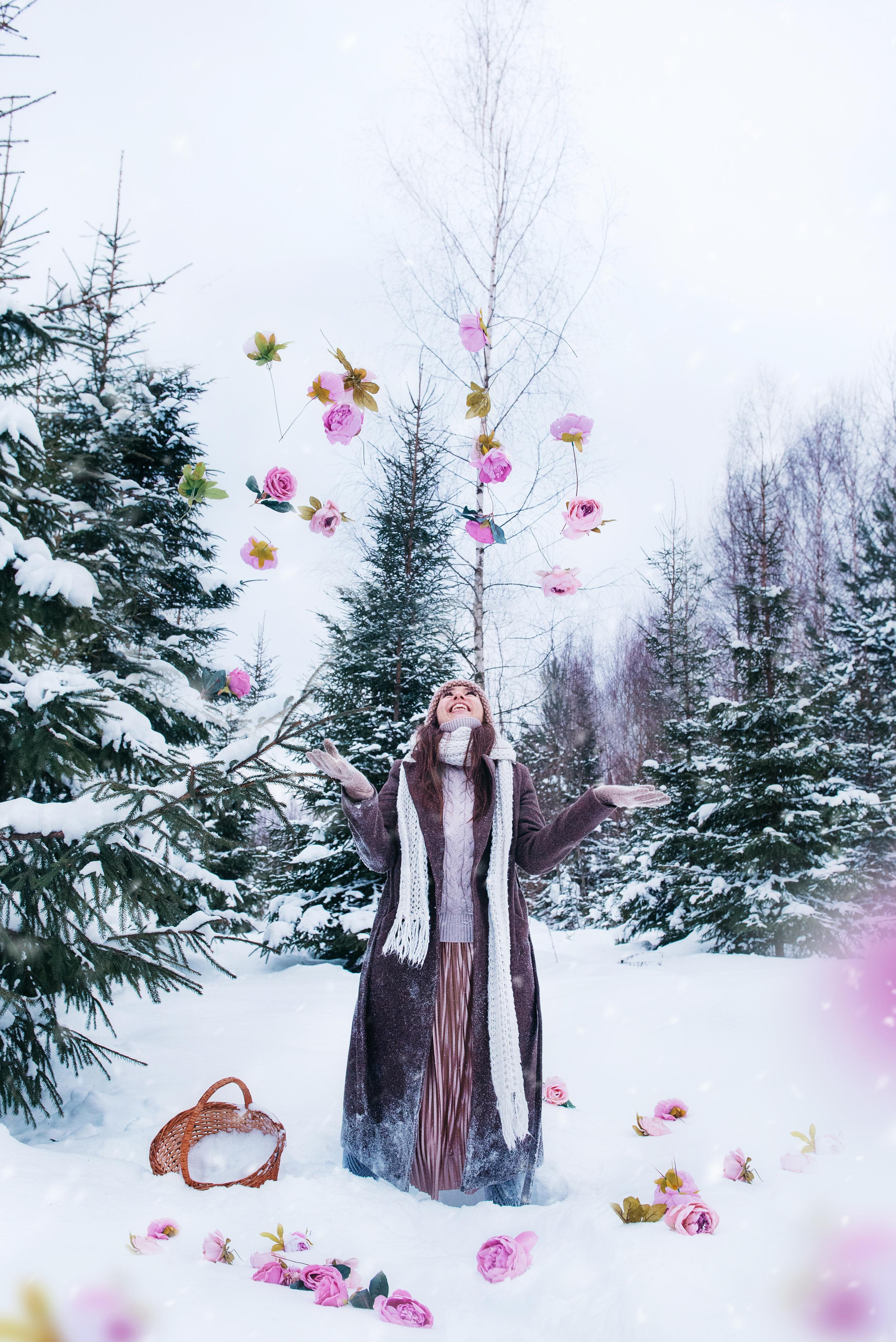 Февральский фотопроект с цветами. Семейный и детский фотограф Захаренкова Юлия
