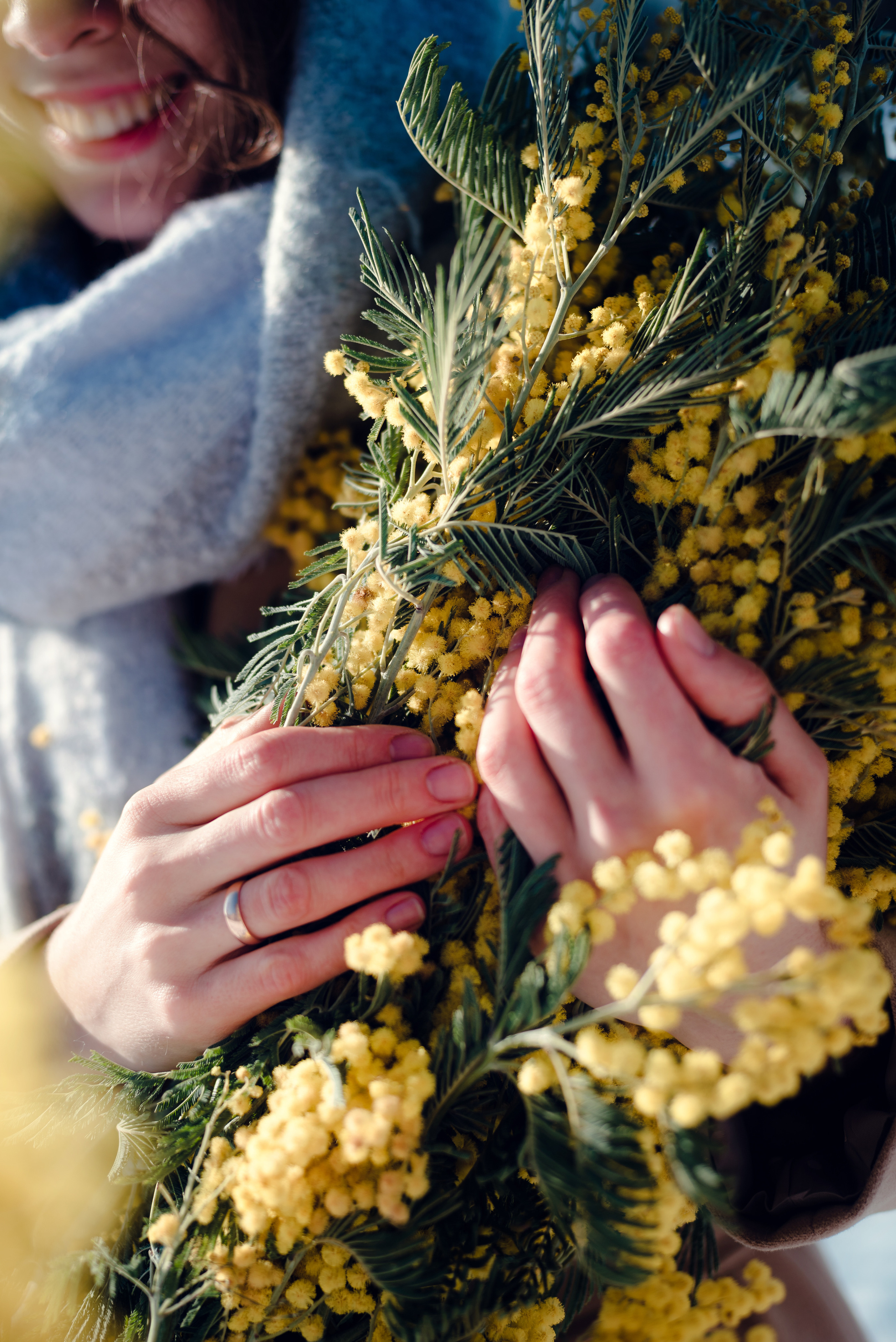 Фотопроект с мимозой. Семейный и детский фотограф Захаренкова Юлия