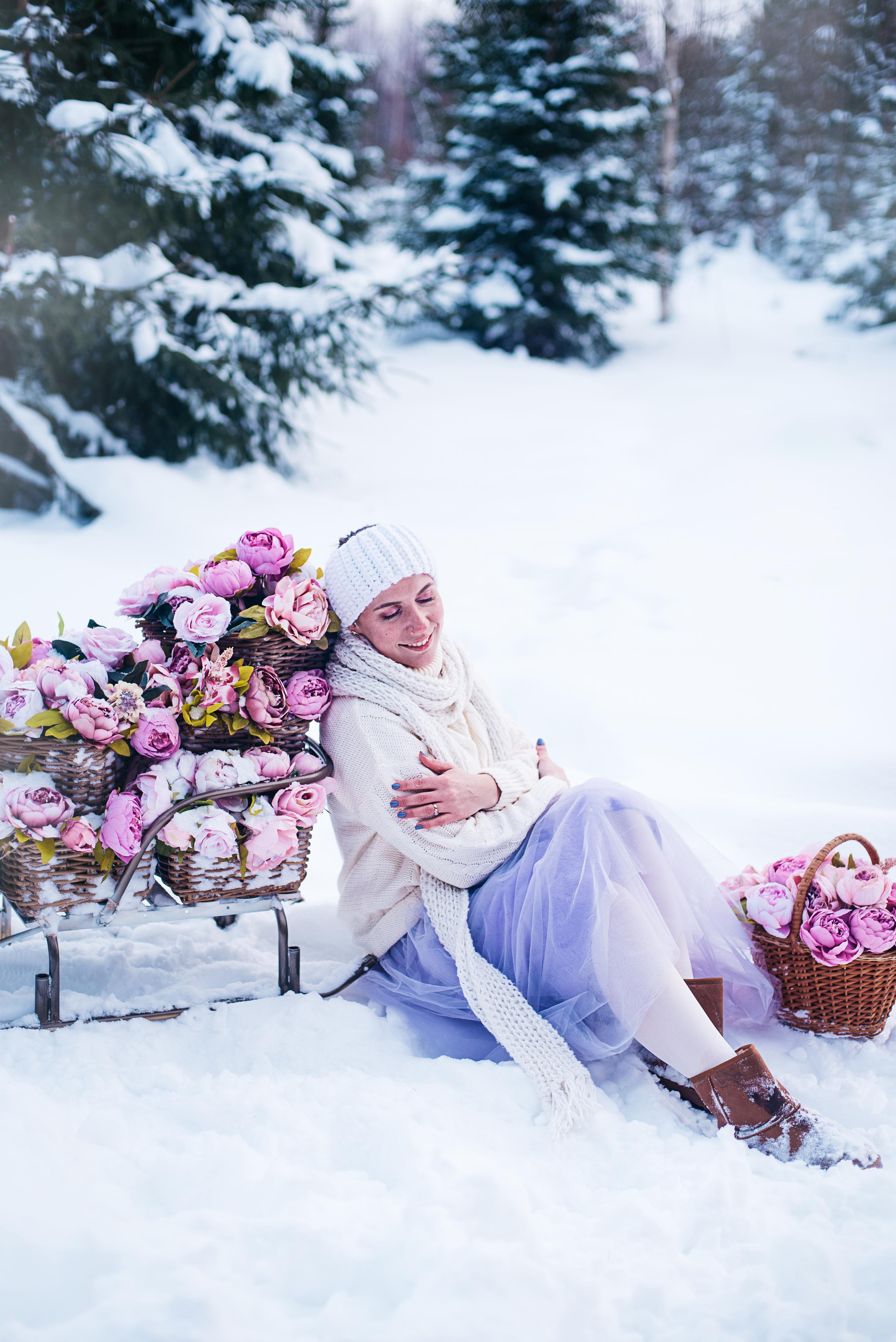 Февральский фотопроект с цветами. Семейный и детский фотограф Захаренкова Юлия
