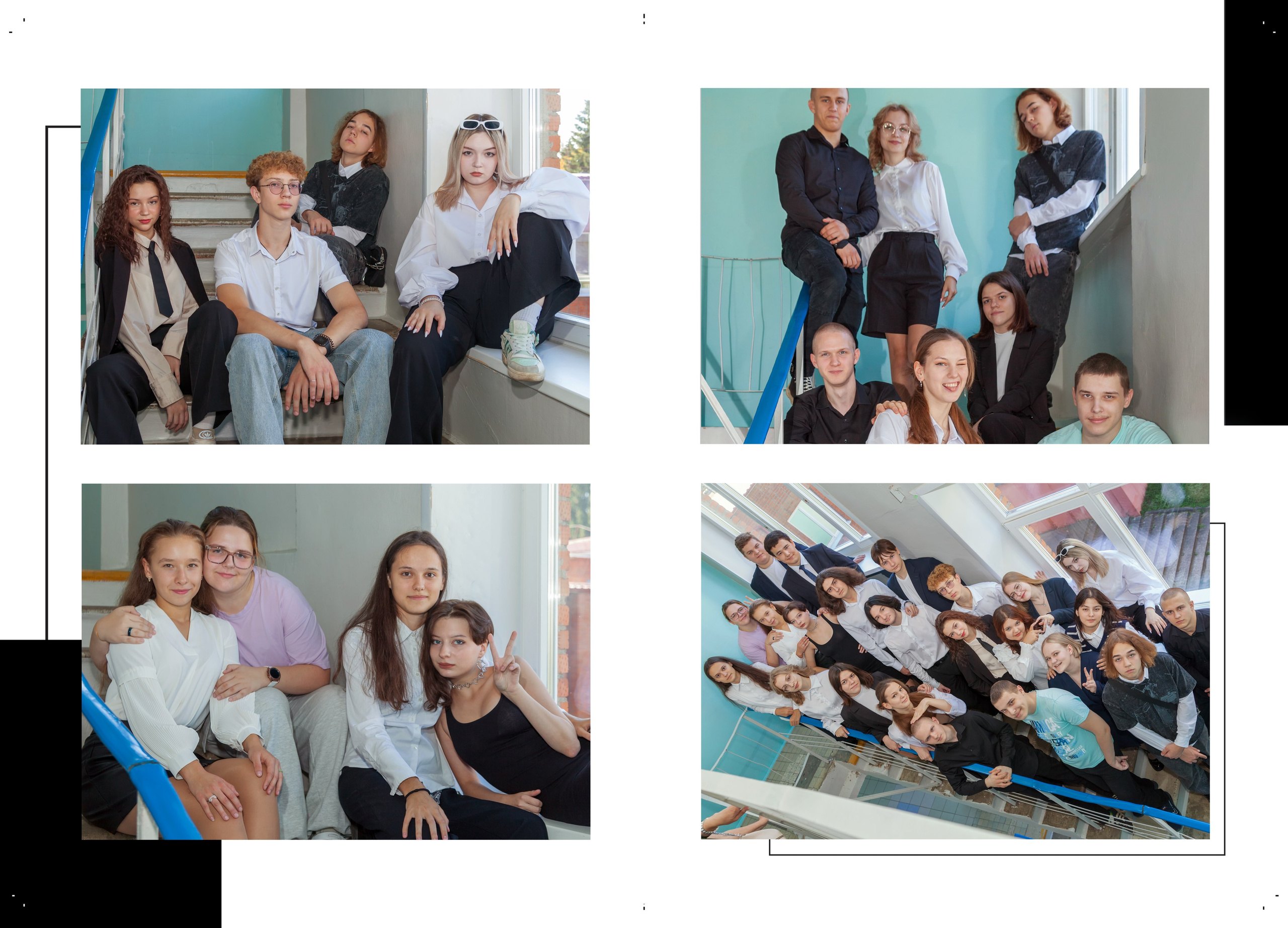 выпускной альбом для детского сада и школы  7 разворот