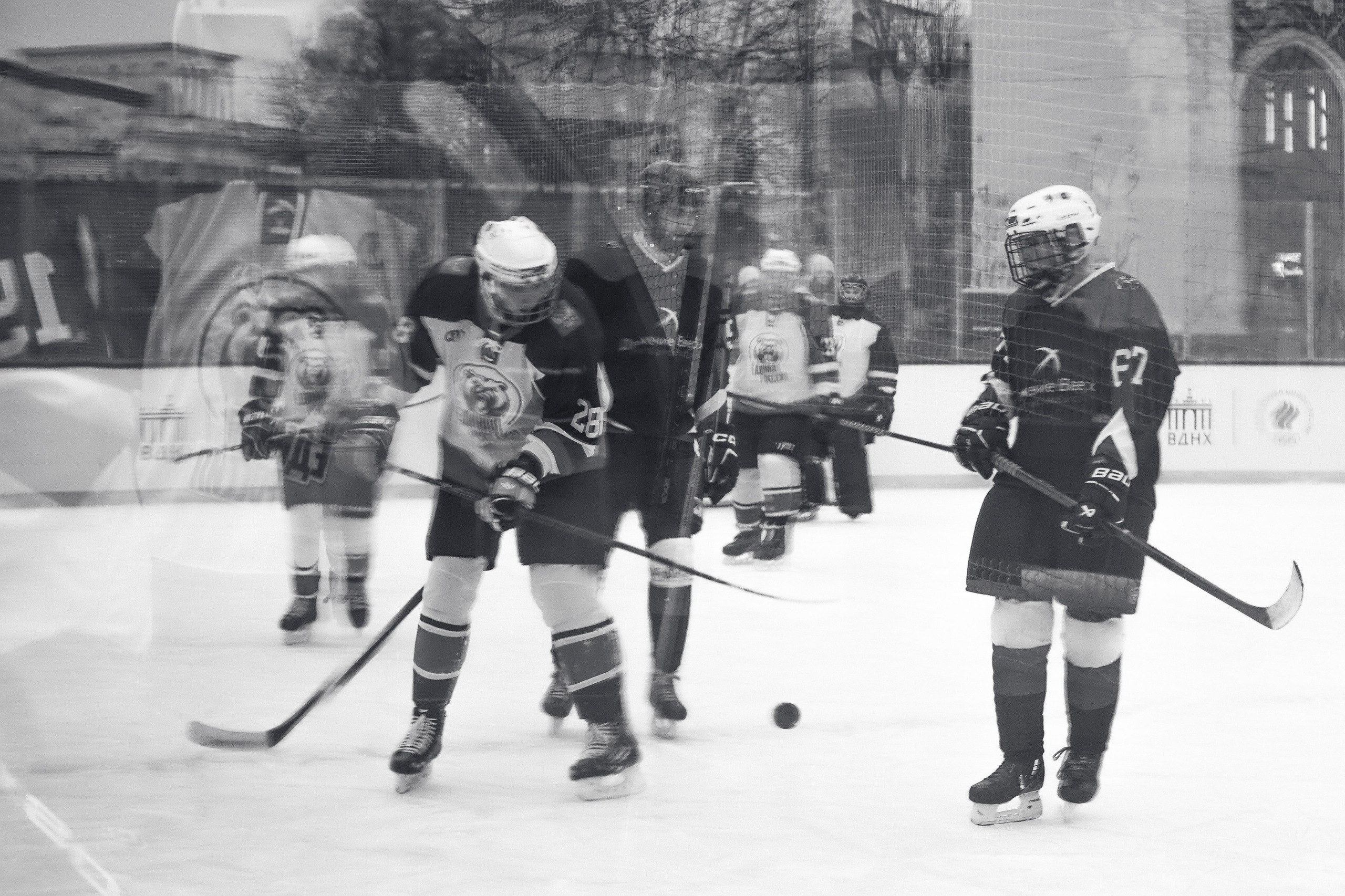 Хоккейный матч на ВДНХ. Анна, фотограф Москва, Зеленоград