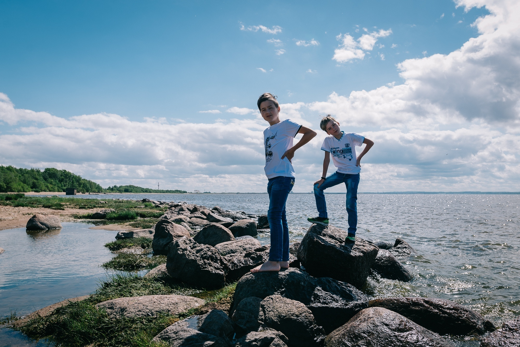 У моря под облаками. Семейный и детский фотограф в Санкт-Петербурге Марина Сергеева