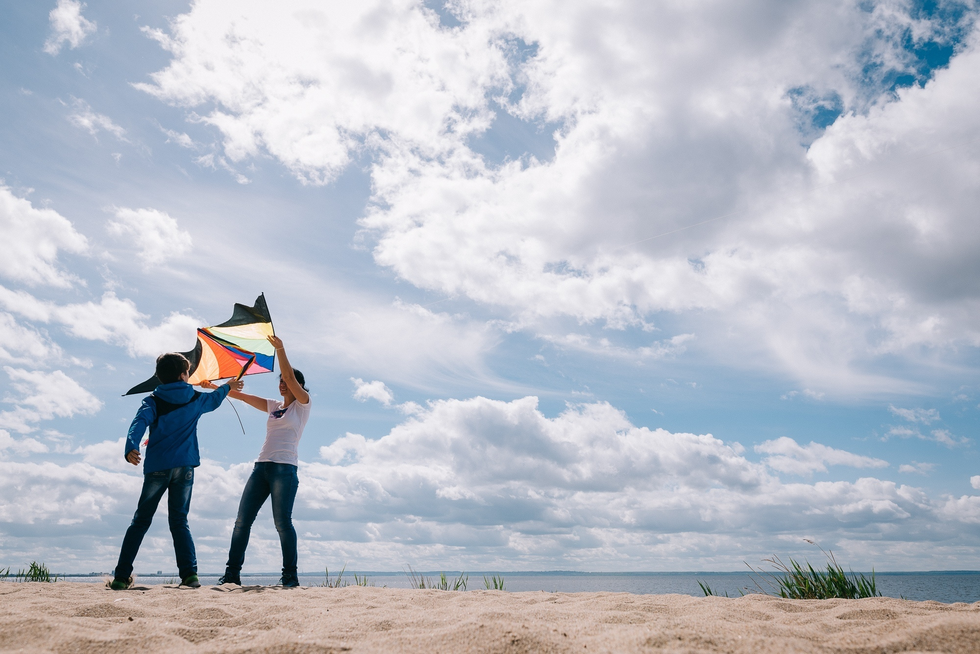 У моря под облаками. Семейный и детский фотограф в Санкт-Петербурге Марина Сергеева