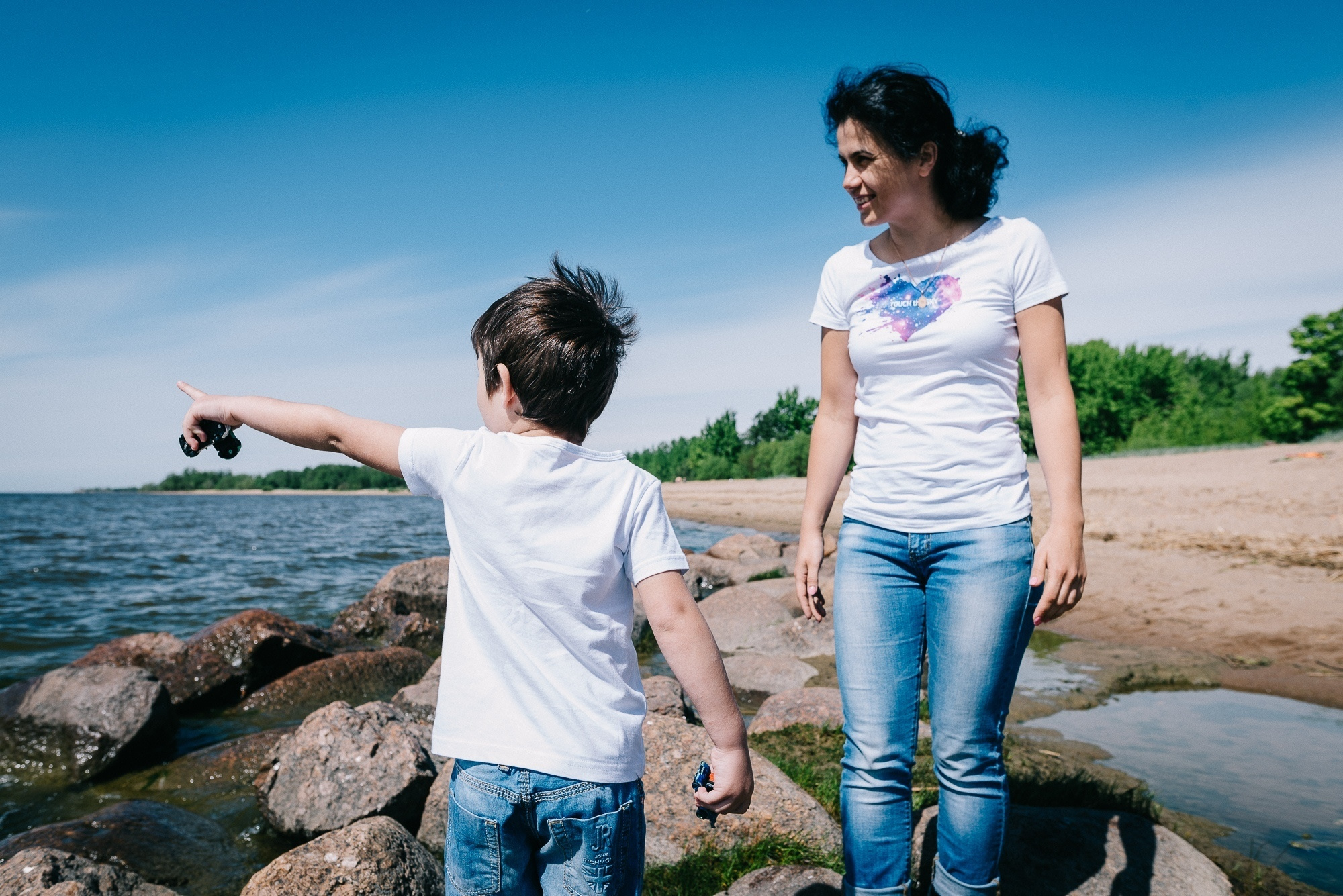 У моря под облаками. Семейный и детский фотограф в Санкт-Петербурге Марина Сергеева