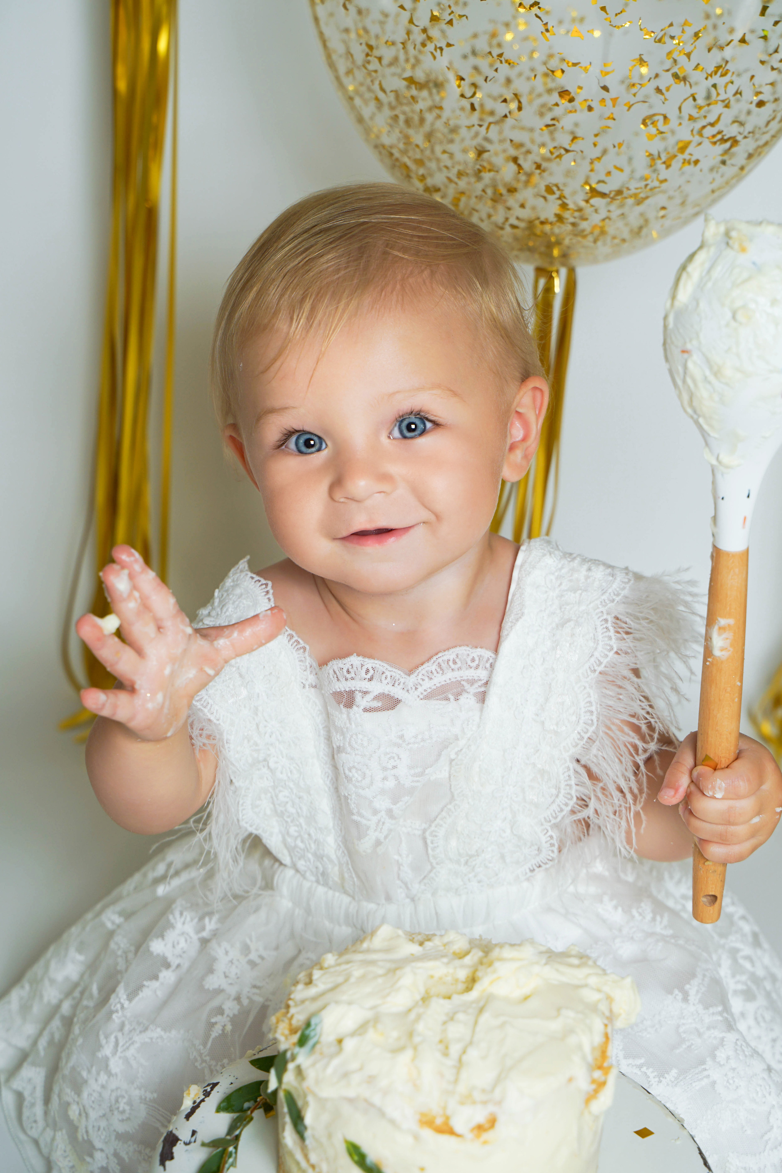 Василисе годик. Студия детской фотографии