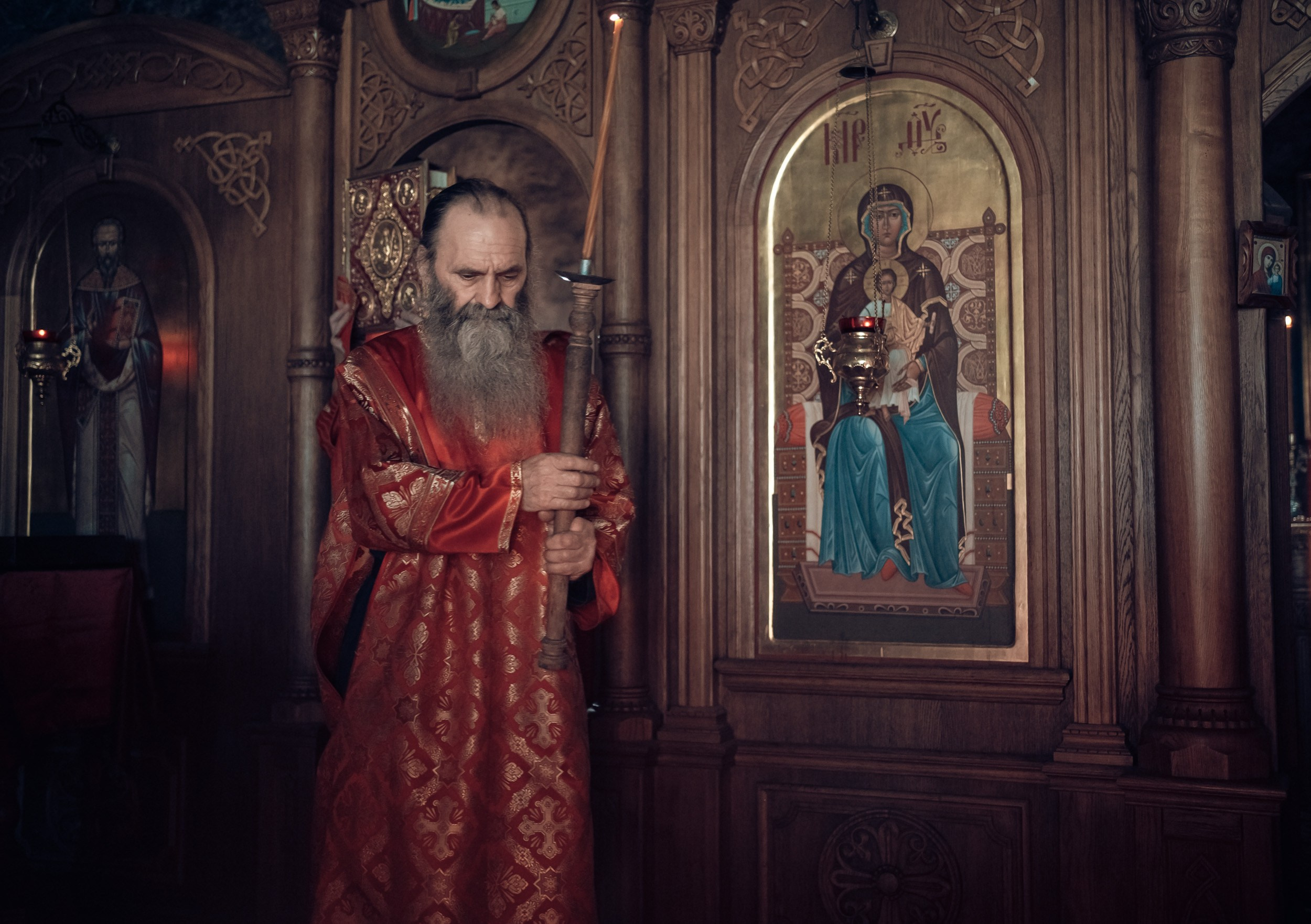 Престольный праздник пещерного скита Вмч.Феодора Стратилата, Крым. Церковный фотограф Севастополь