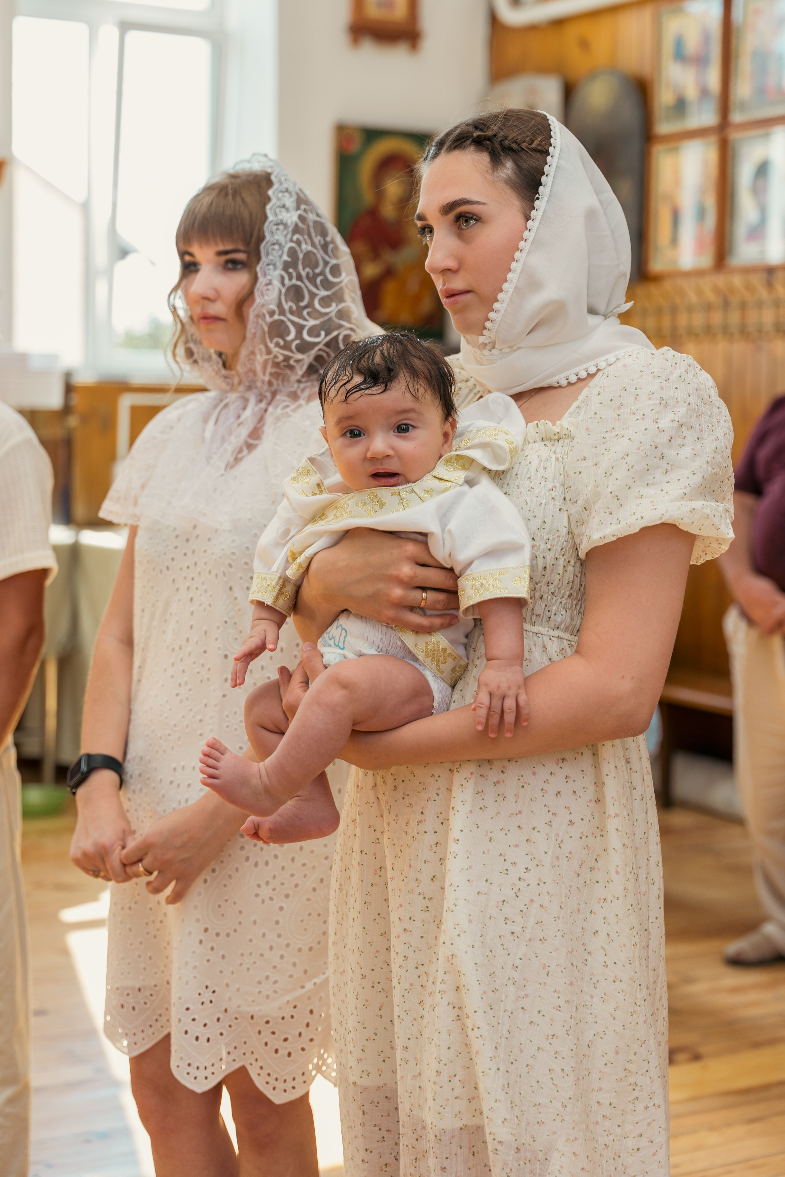 Крещение малыша Владимира: начало духовного пути. Фотограф |Ленинск, Волжский, Волгоград| Наталья Савилова