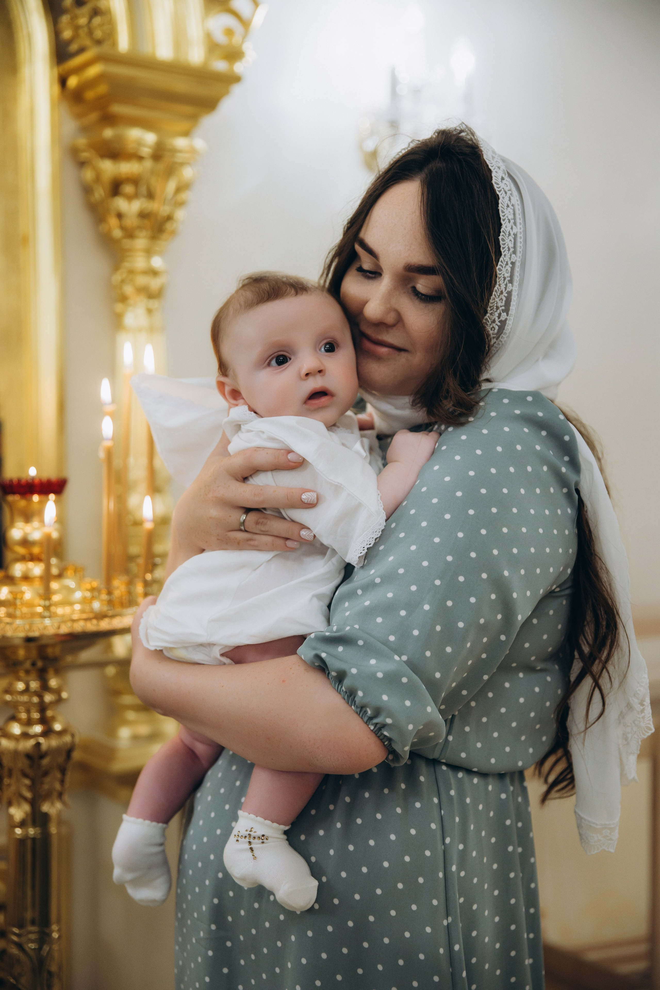 Крещение Павла. Фотограф на крещение в Рязани. Семейный фотограф