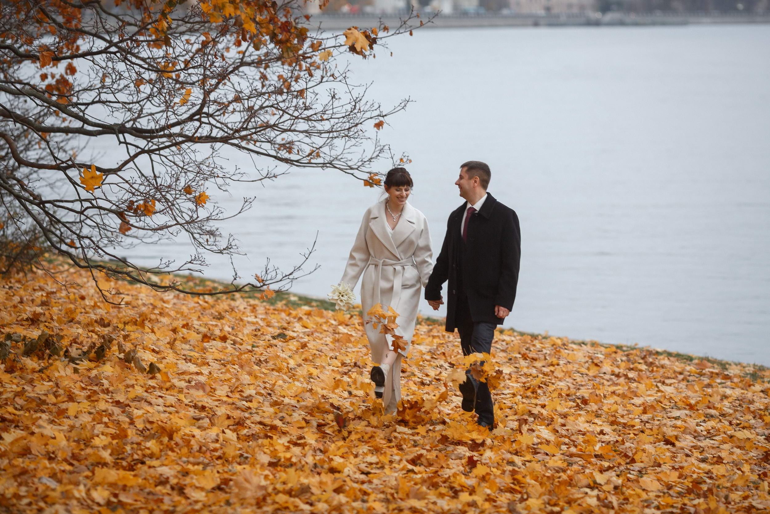 Свадьба в октябре. Свадебный фотограф Игорь Брундасов 8PHOTO на свадьбу венчание загс СПб