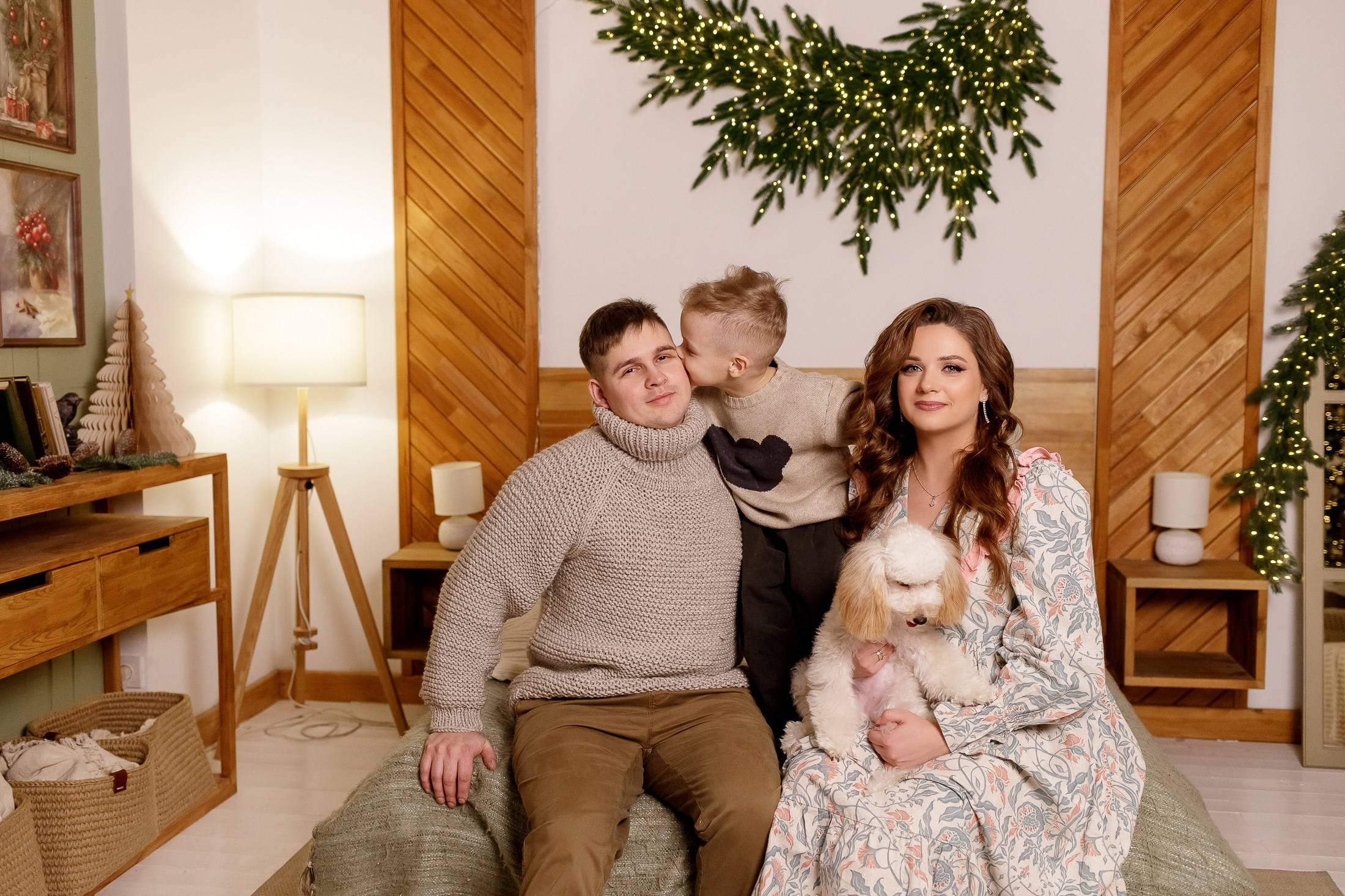 Семейная фотосессия. Фотограф Симонова Юлия. Пенза. Новогодняя фотосессия