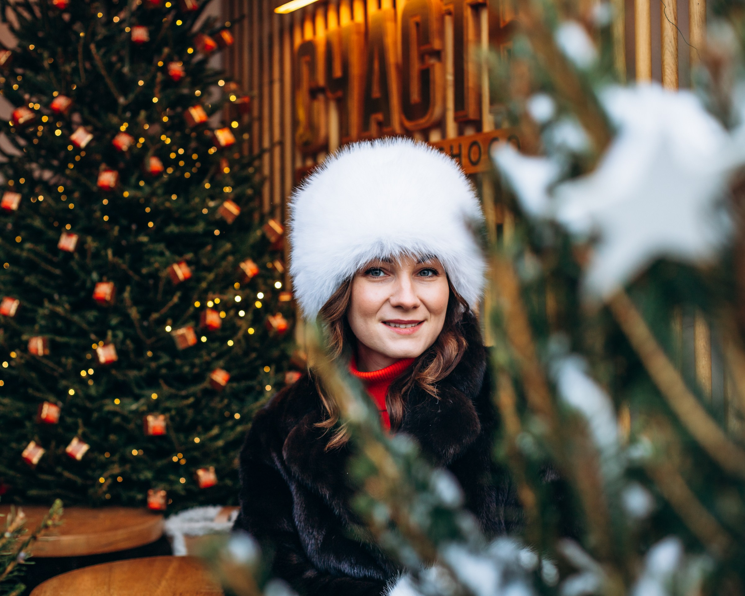 Елена в январе. Фотопрогулка в Петербурге. Индивидуальный и семейный фотограф в Санкт-Петербурге