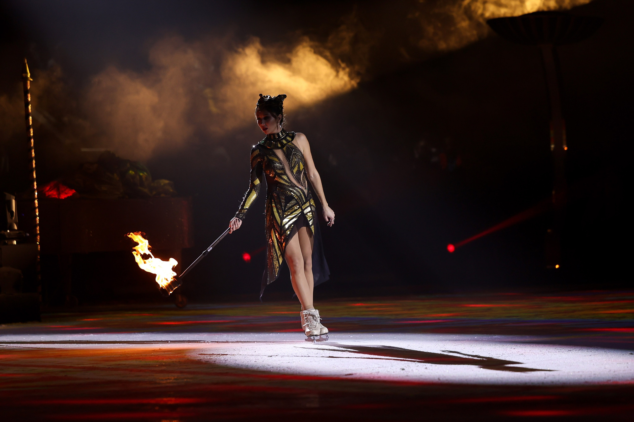 «История любви Шахеризады» шоу на льду 03.01.2024. Спортивный и репортажный фотограф Антон Тереханов