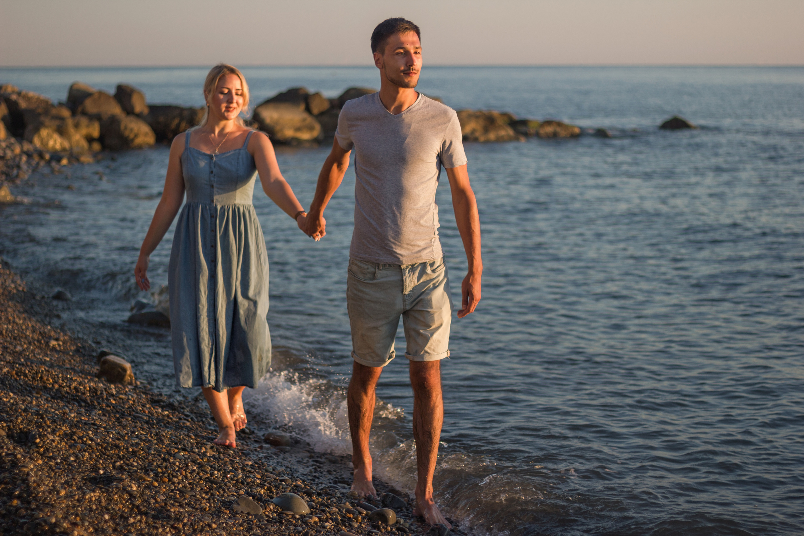 Романтическая фотопрогулка у моря. Женский, детский и семейный фотограф в Сочи Олеся Помогалова