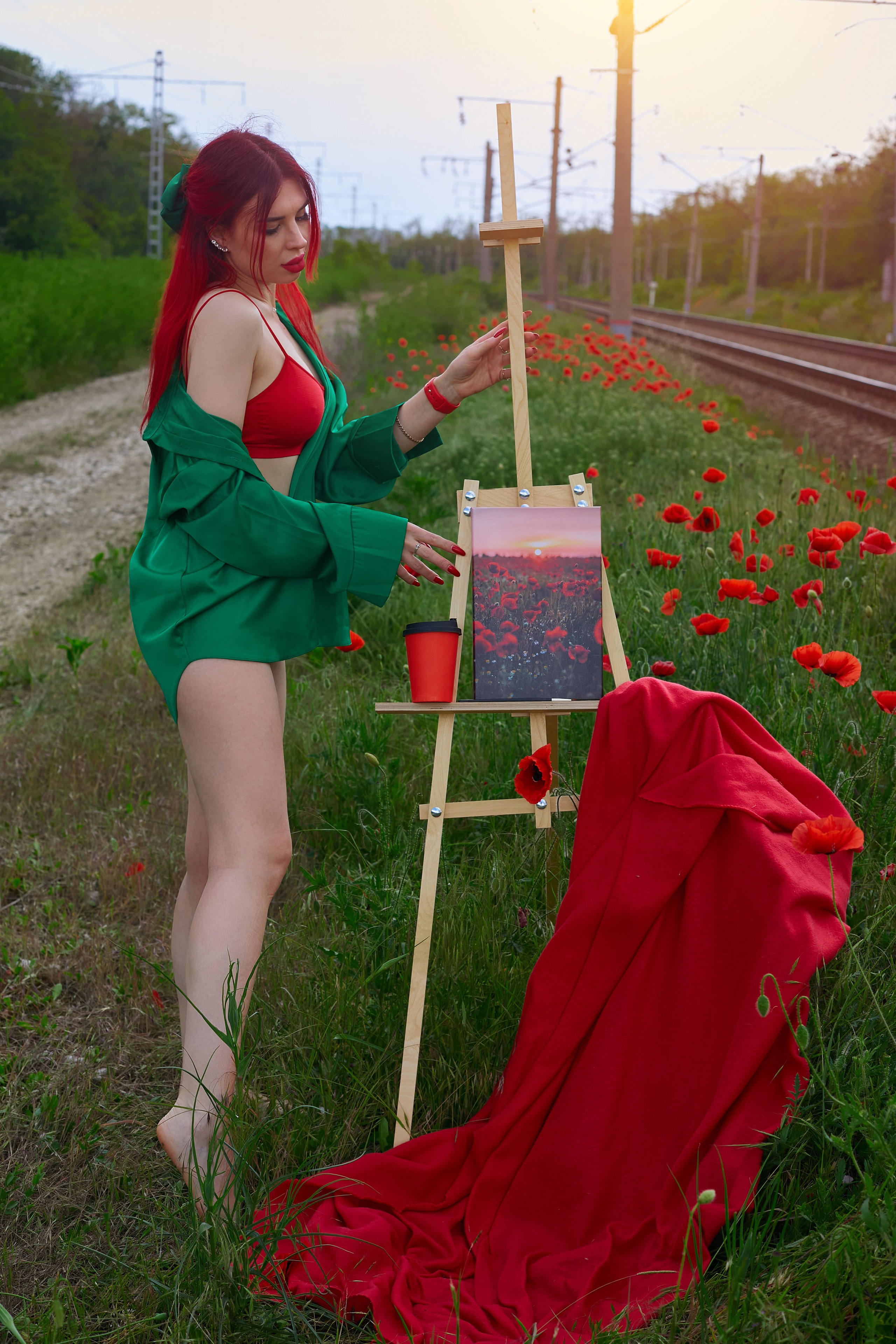 «Картина с маками». Свадебный и креативный фотограф в ЮФО и МСК