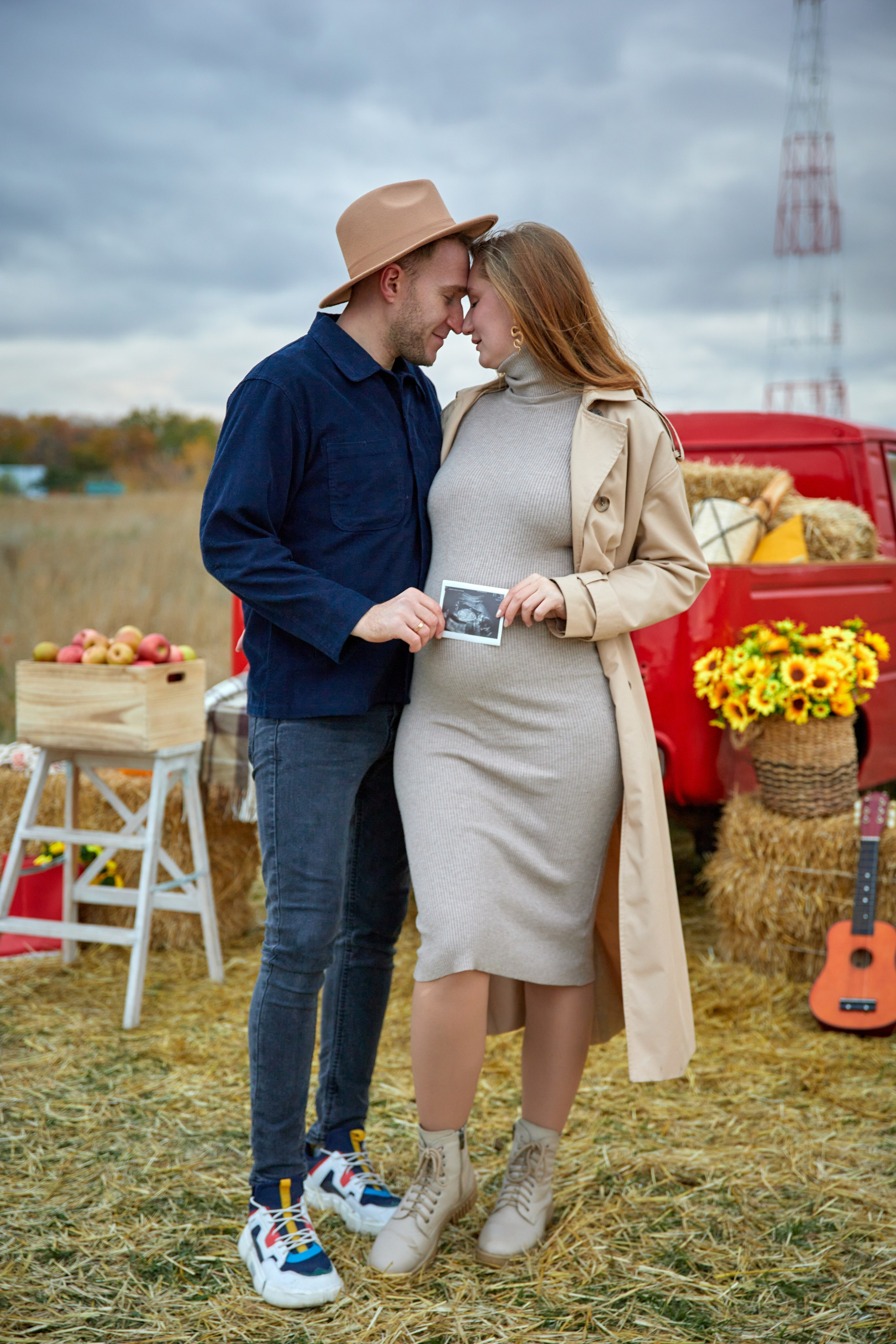 Осенняя с машиной. Фотограф в Самаре Анастасия Афанасьева