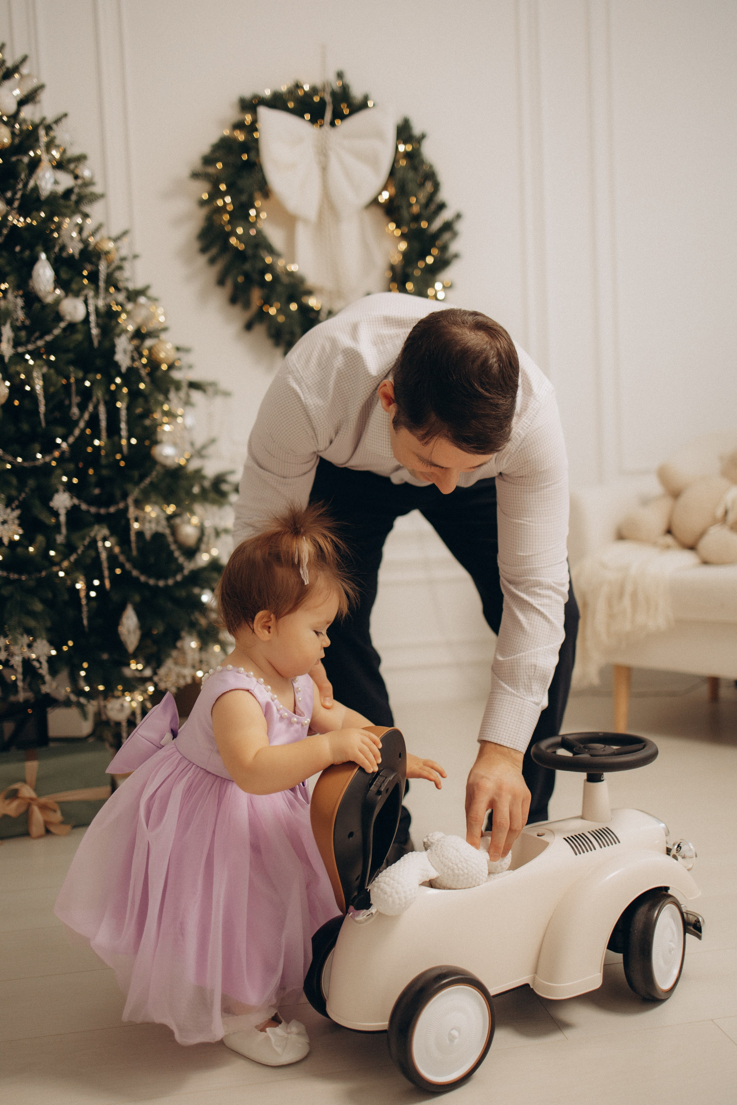 Новый год маленькой Анечки. Семейный фотограф в Москве Анастасия Шалда