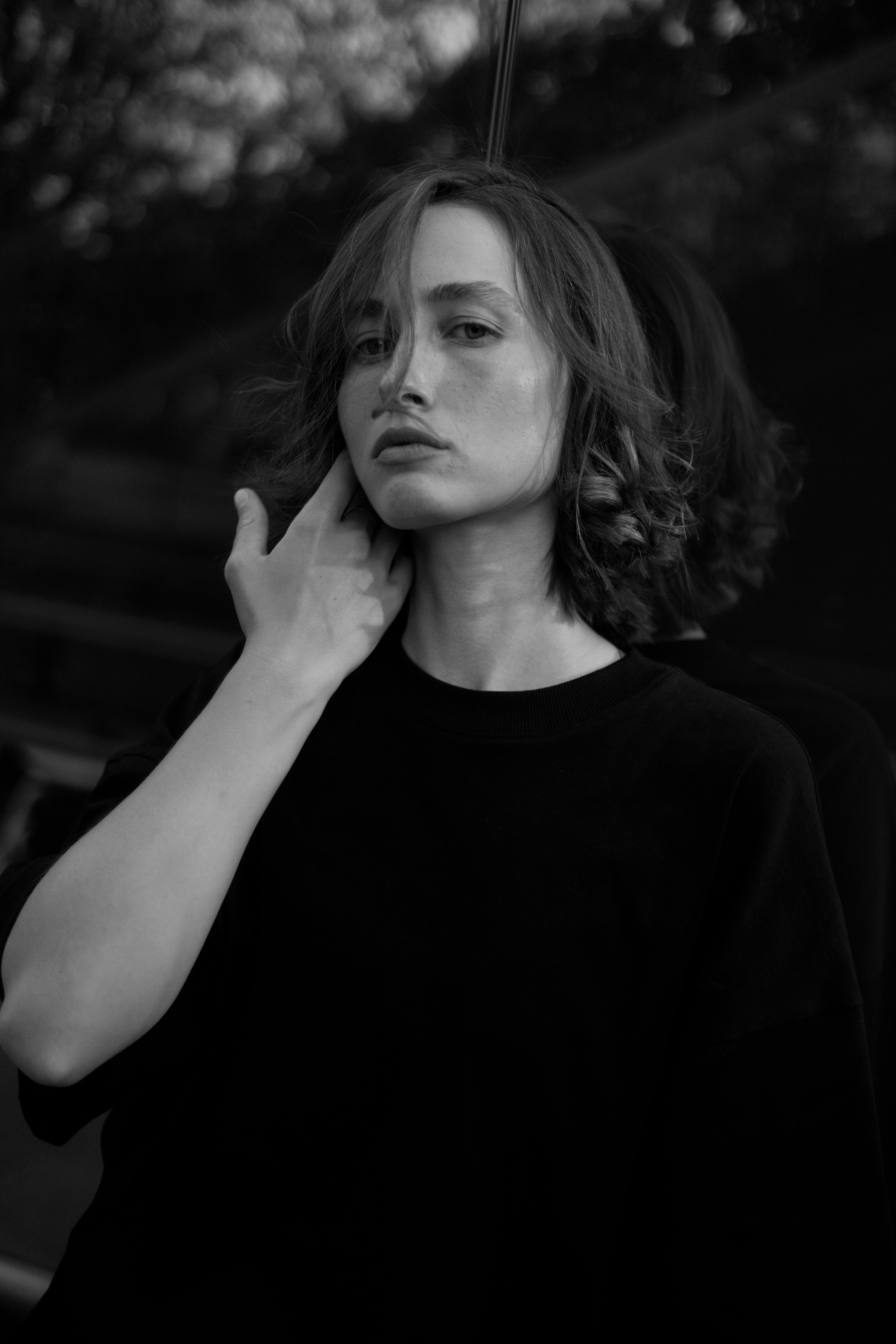 Дарья черно белый портрет. Gorbunova Alina Фотограф