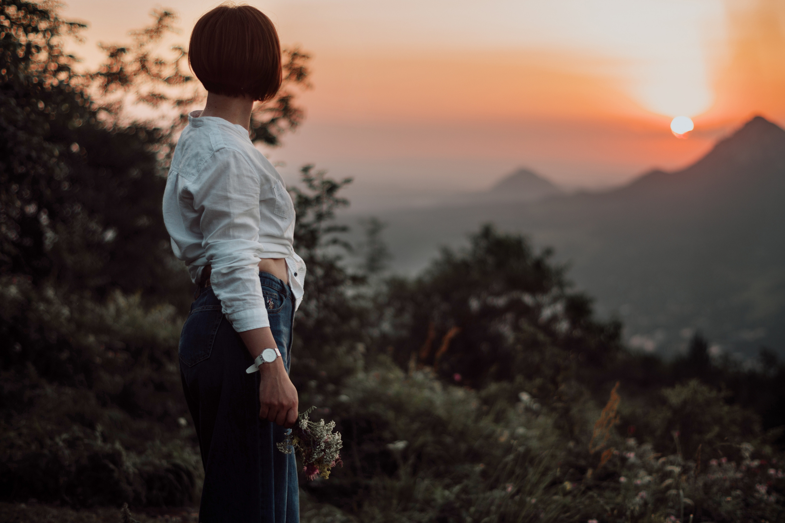 Галина. Индивидуальная фотосессия в горах на закате. Семейный фотограф Пятигорск, Кисловодск, Эльбрус. Марина Вяликова