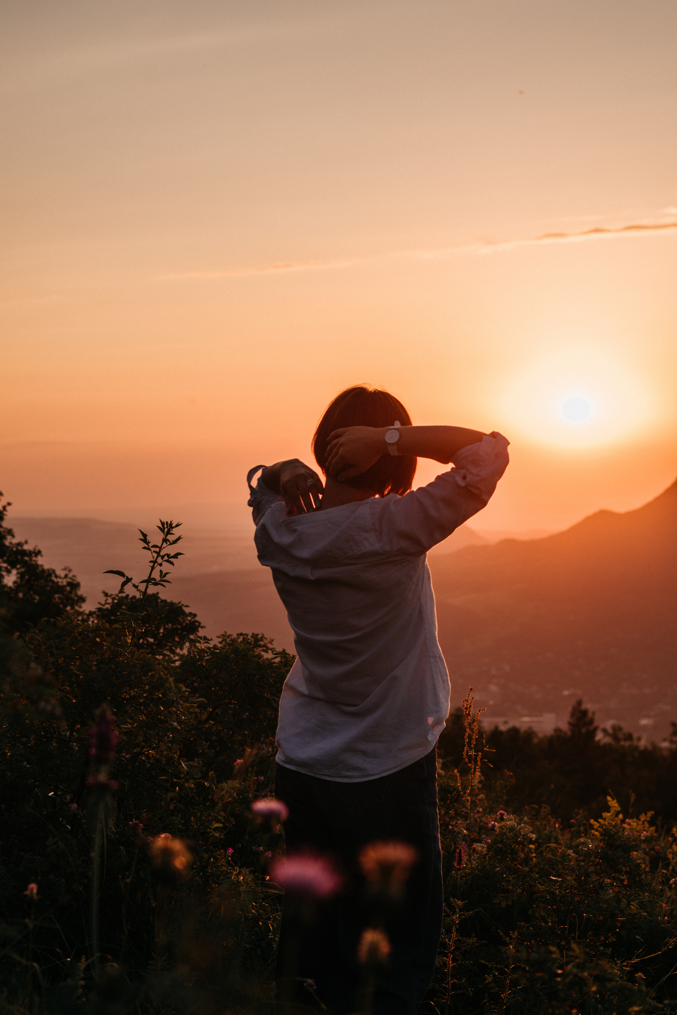 Галина. Индивидуальная фотосессия в горах на закате. Семейный фотограф Пятигорск, Кисловодск, Эльбрус. Марина Вяликова