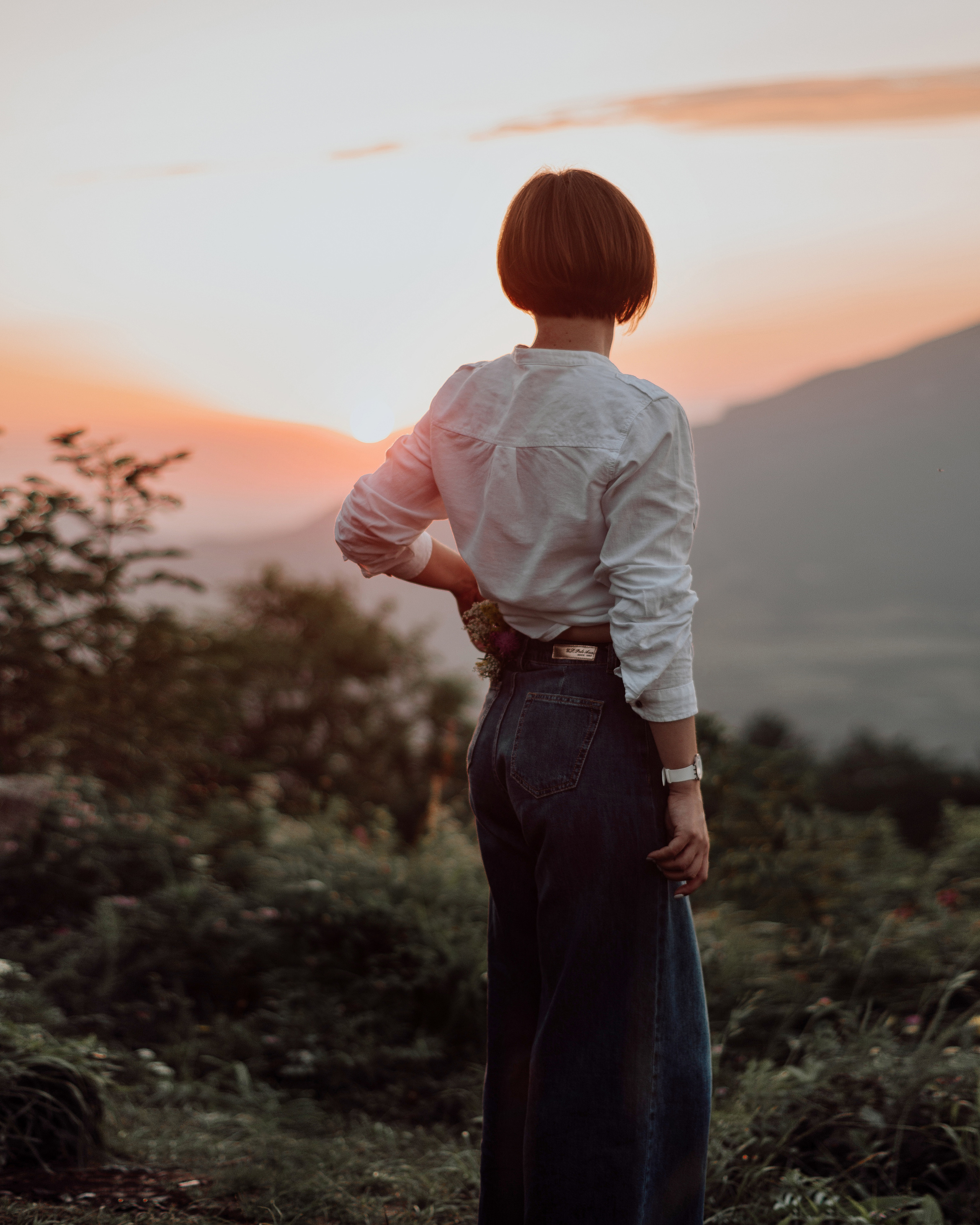 Галина. Индивидуальная фотосессия в горах на закате. Семейный фотограф Пятигорск, Кисловодск, Эльбрус. Марина Вяликова