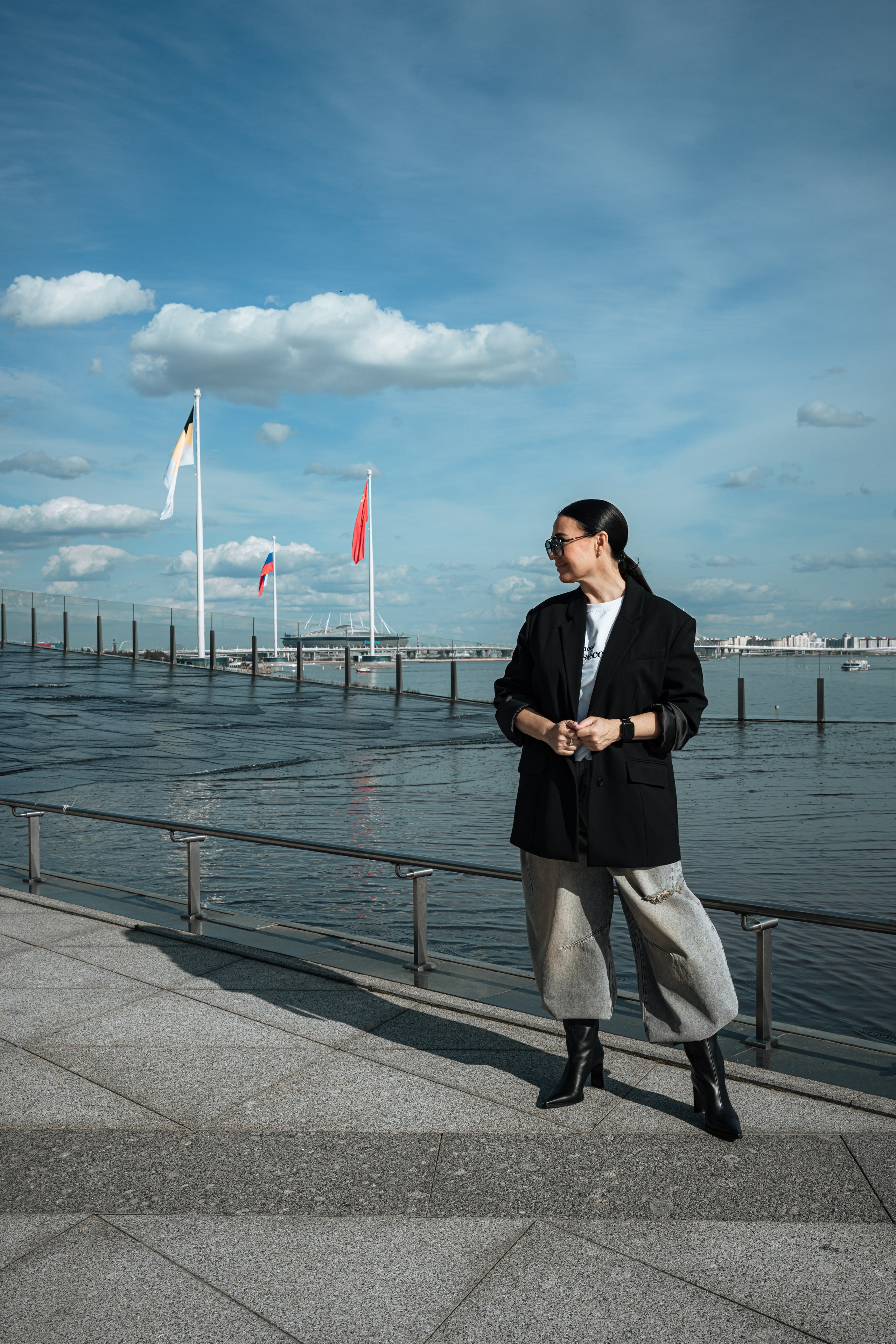 Елена. Лахта центр. Портретный фотограф в Санкт-Петербурге Дмитриева Наталия