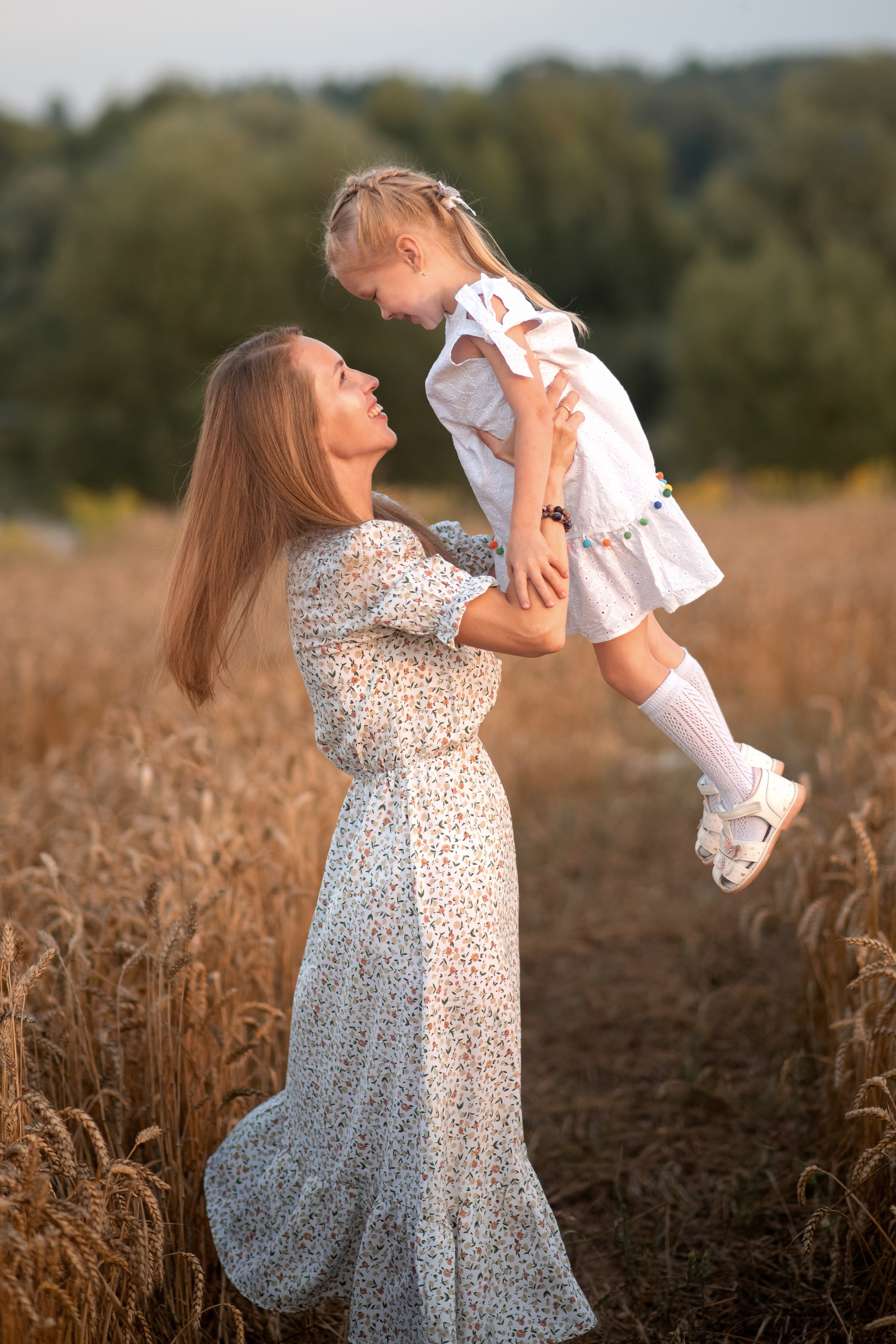 Семейная фотосессия в пшеничном поле. Семейный и детский фотограф в Туле Светлана Воронкова