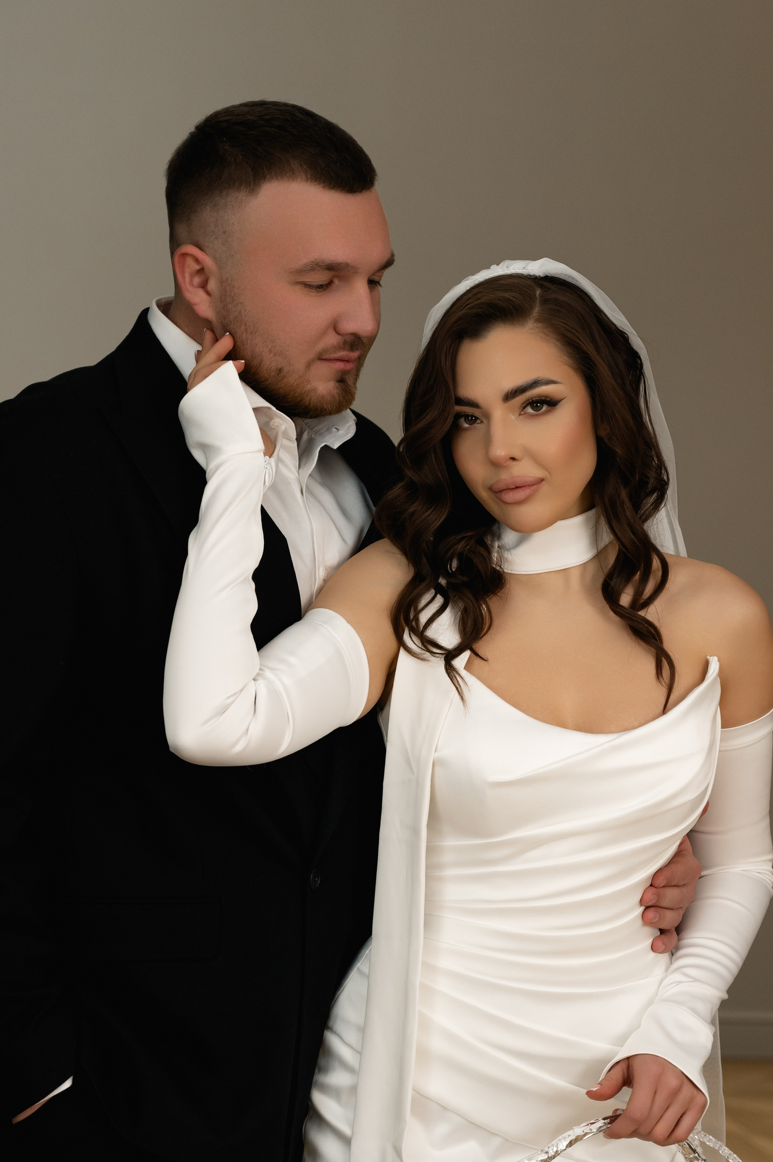 Свадебная фотосессия в студии. Свадебный и семейный фотограф в Краснодаре Алина Мельник