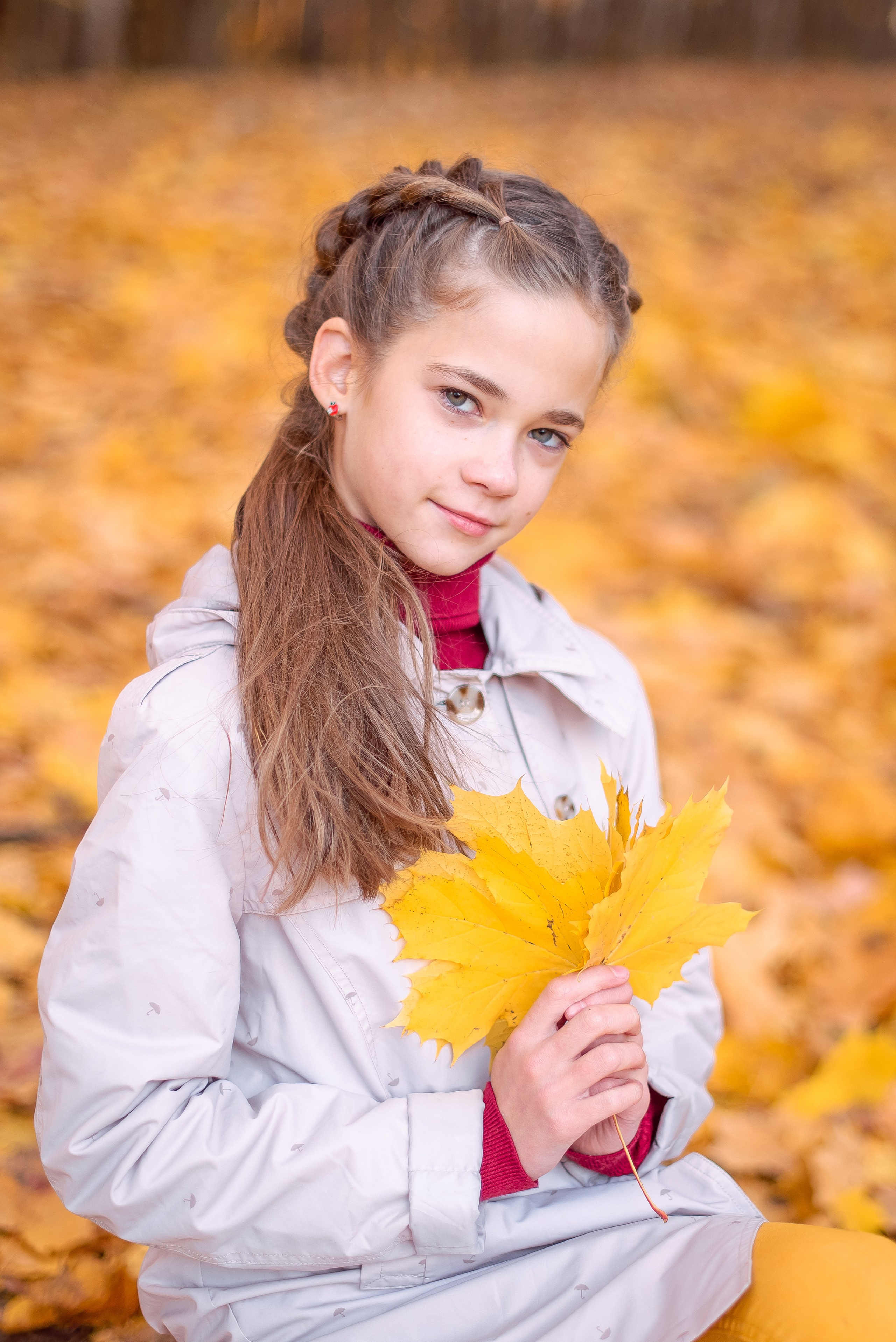 Осенняя прогулка семьи Андрея и Марины. Свадебный и семейный фотограф в Москве Юлия Винник