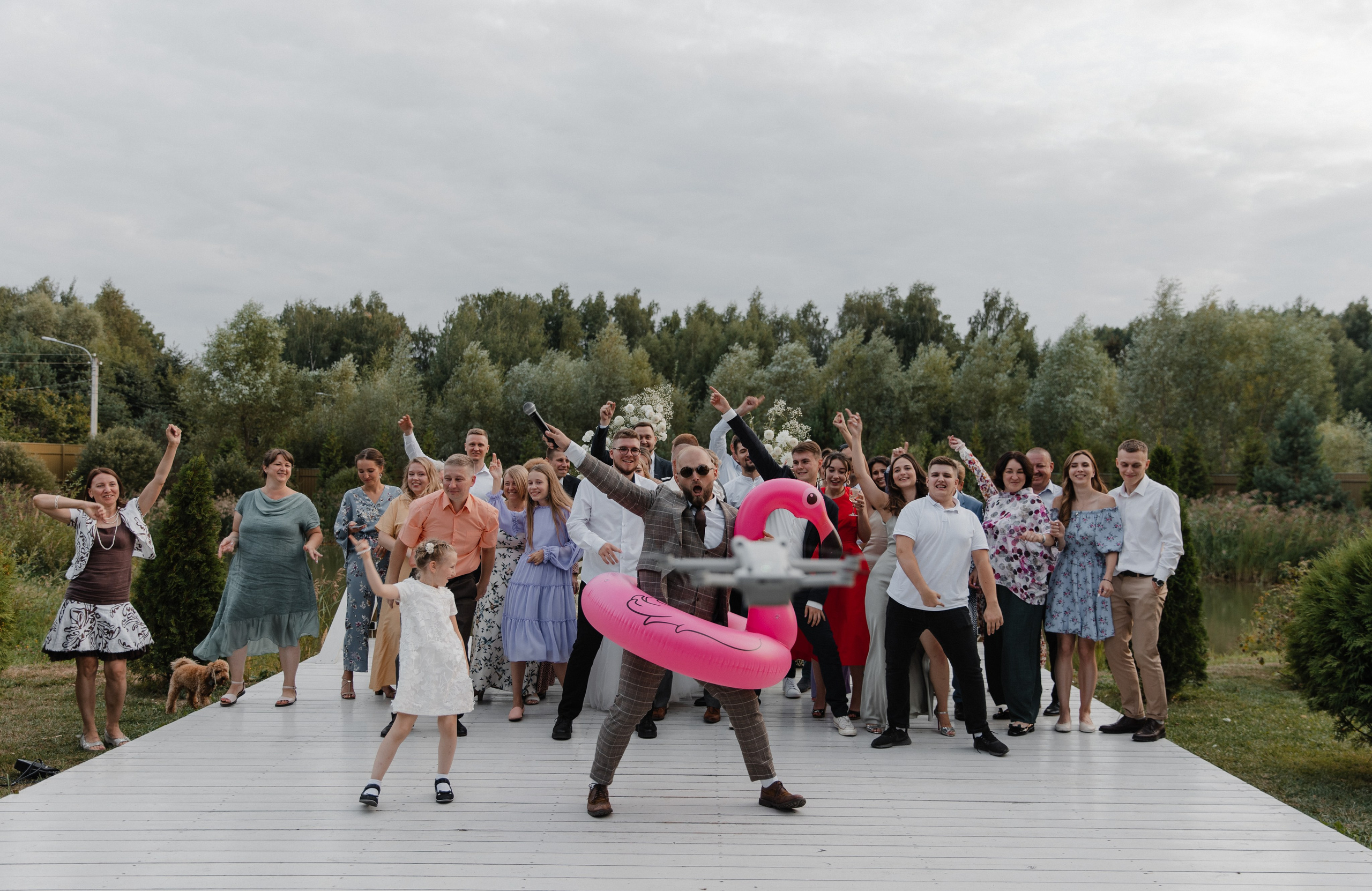 Свадьба с любимой собакой. Свадебный организатор в Москве и Санкт-Петербурге Пергаева Ольга