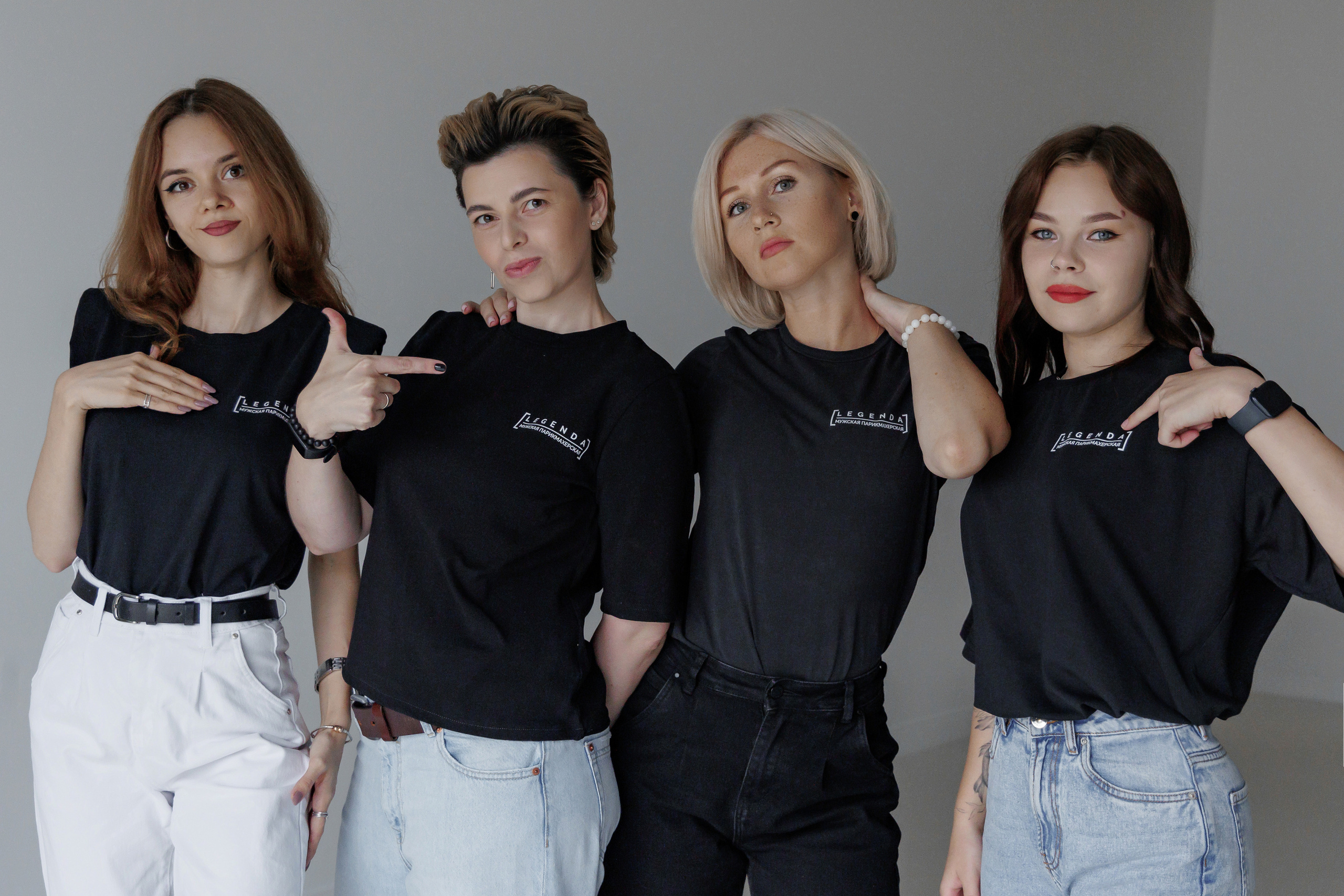 Фото для женского коллектива барбер-шоп. Фотограф, видеограф