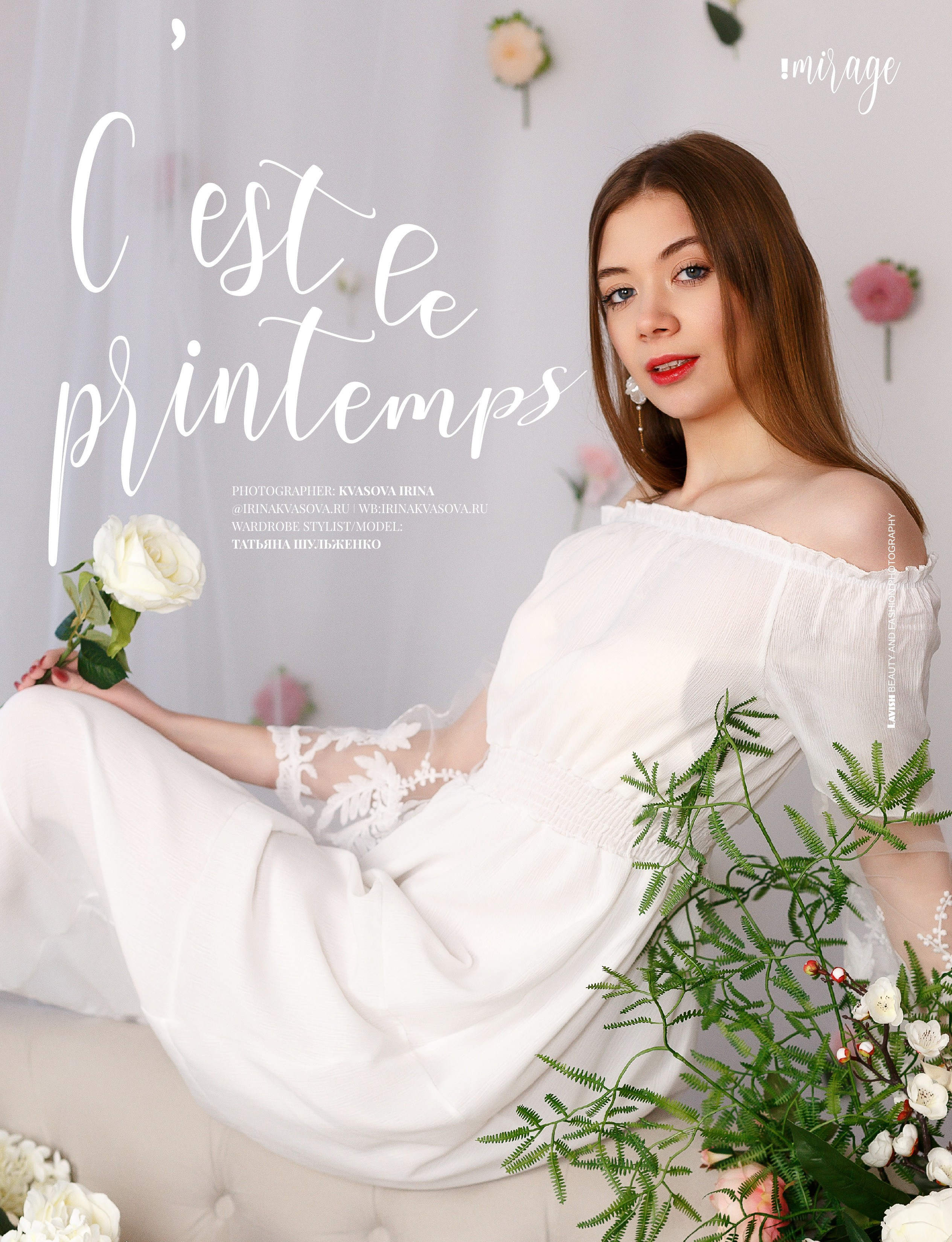Таня в журнале IMIRAGE (Канада)