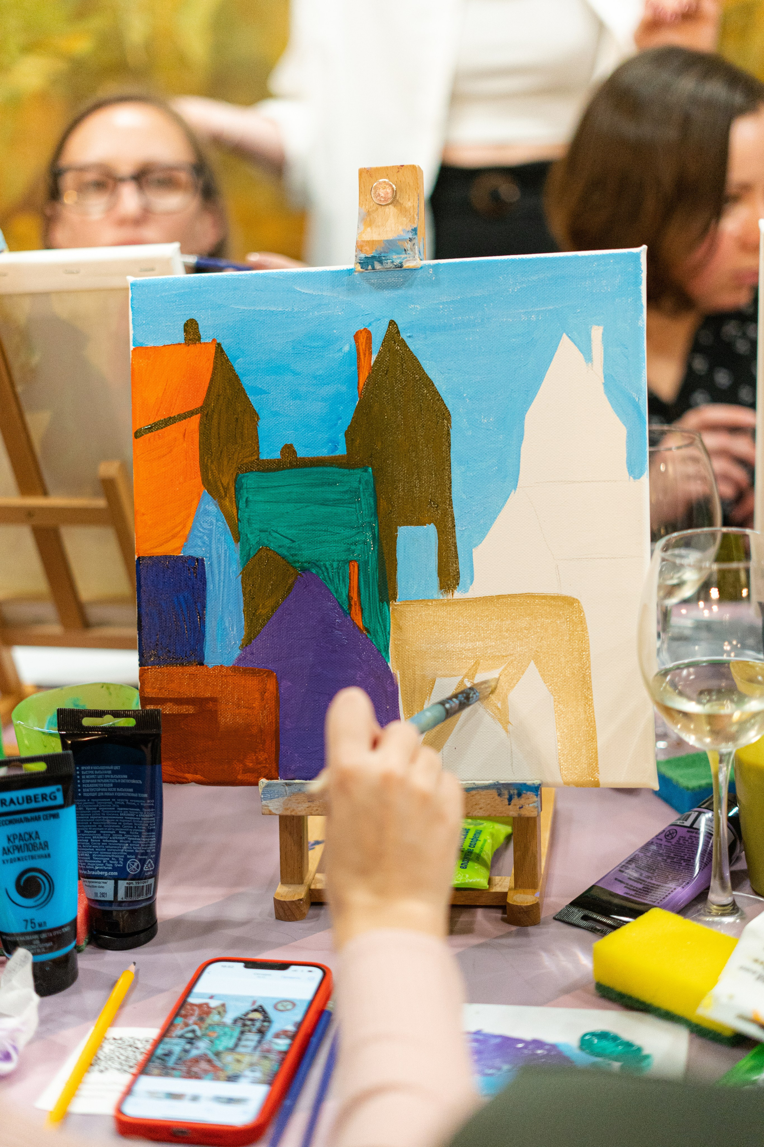 Корпоратив Teach Me Art 2. Портретный фотограф в Москве и Санкт-Петербурге Арина Чех