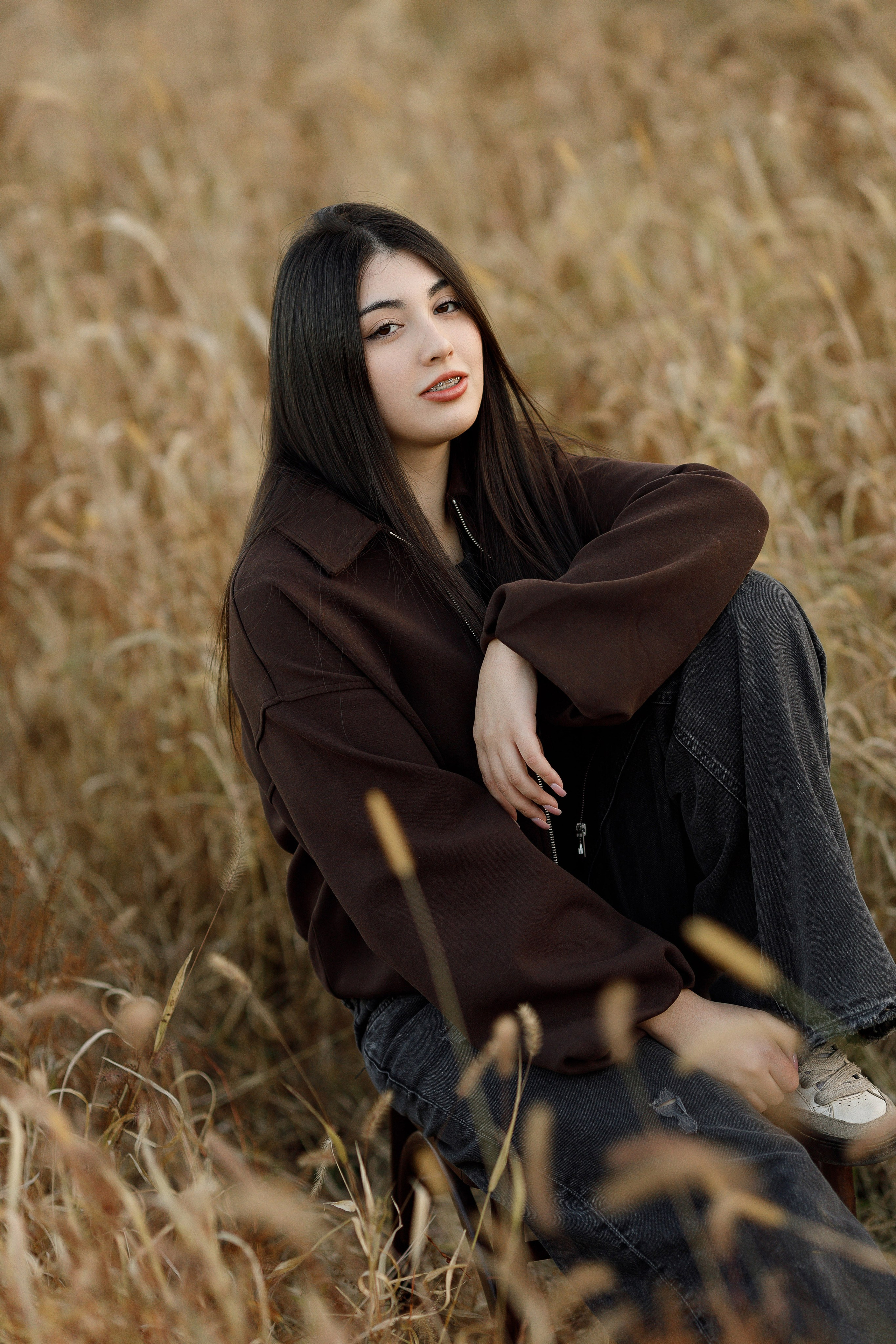 Осень 11 класс (съемка в поле). Photoalbum-vl.ru