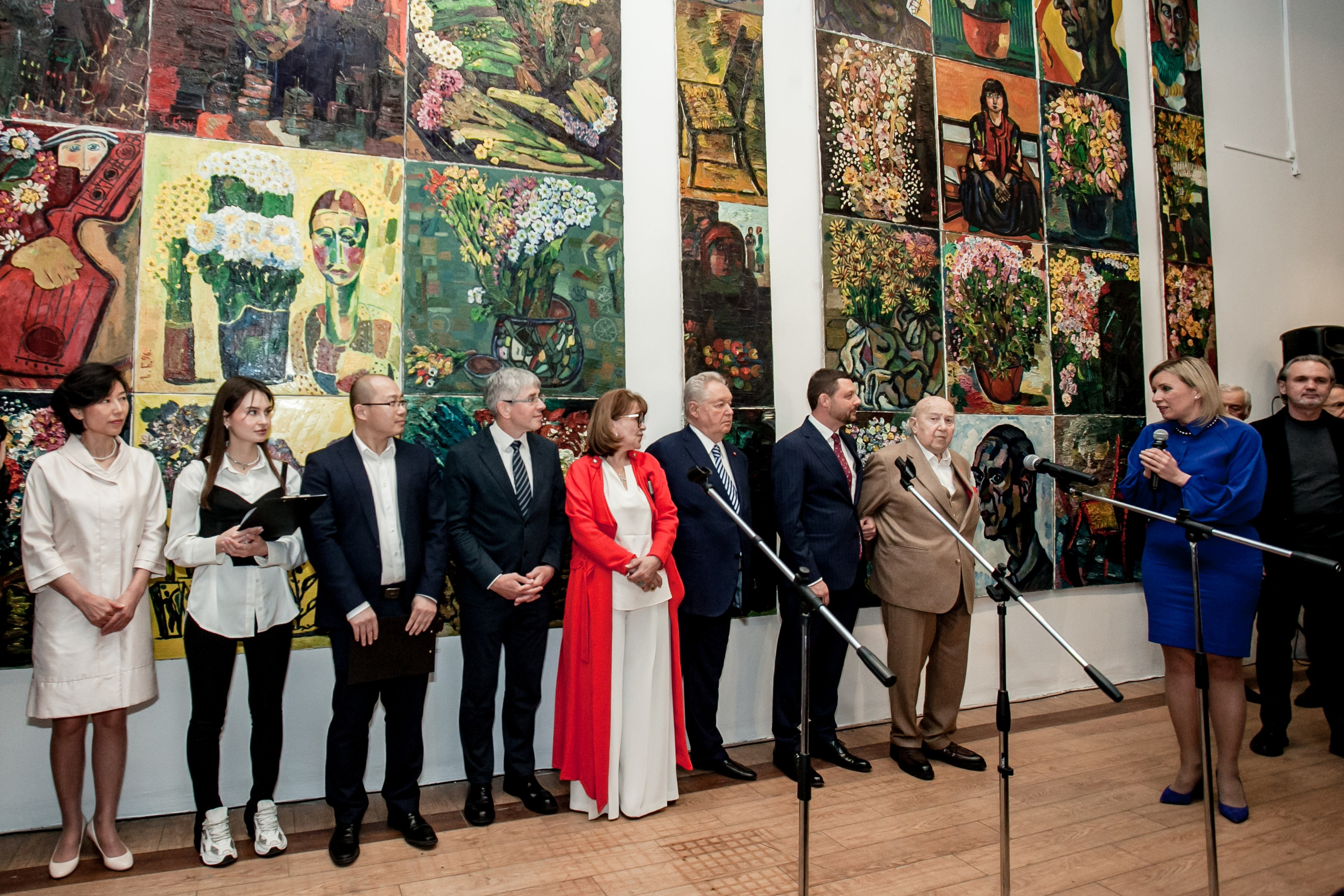 Открытие выставки Зураба Церетели. Art photographer Nino