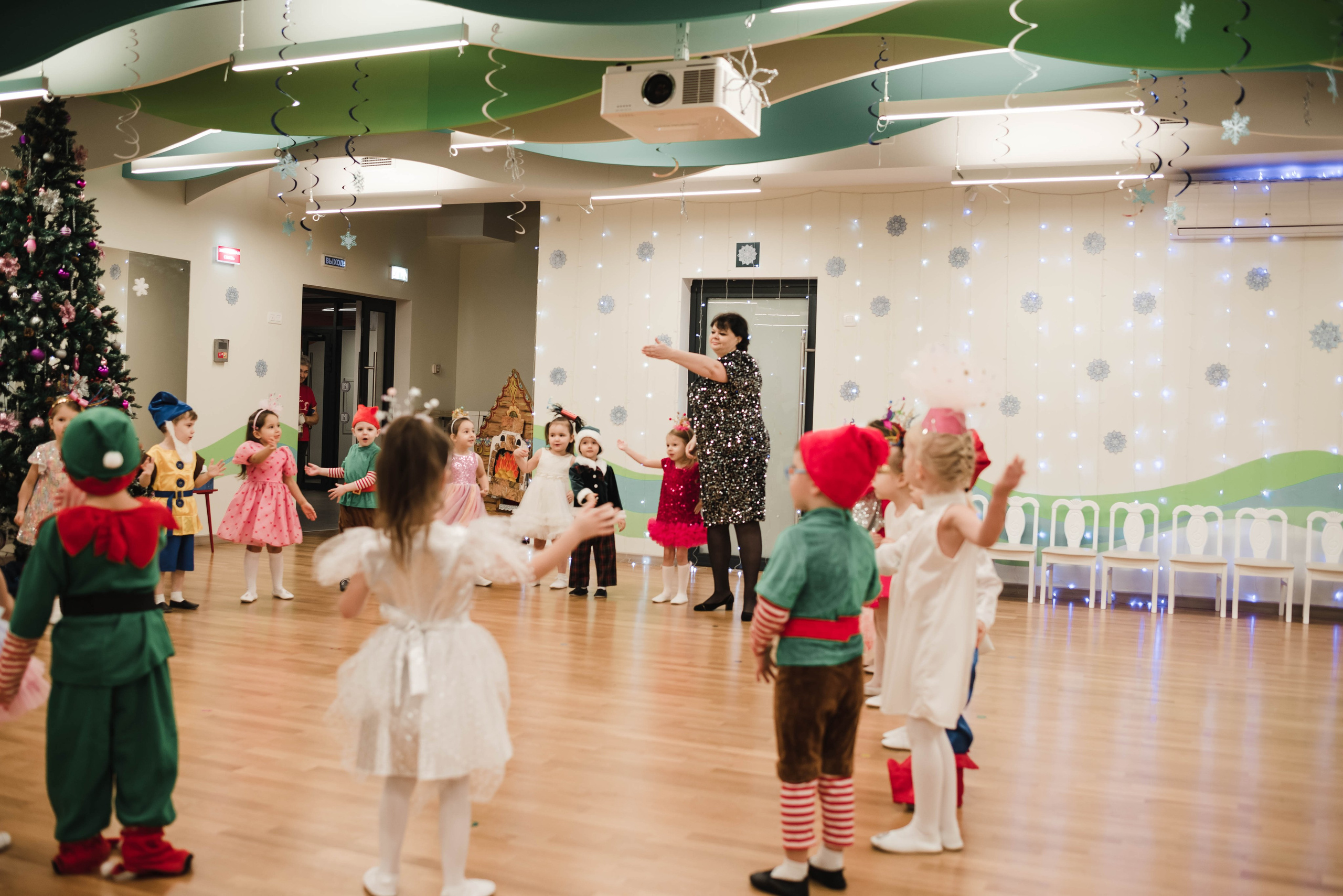 Детский садик Новый год. Фотограф в Москве новорожденные свадьбы семьи Дарья Ларионова