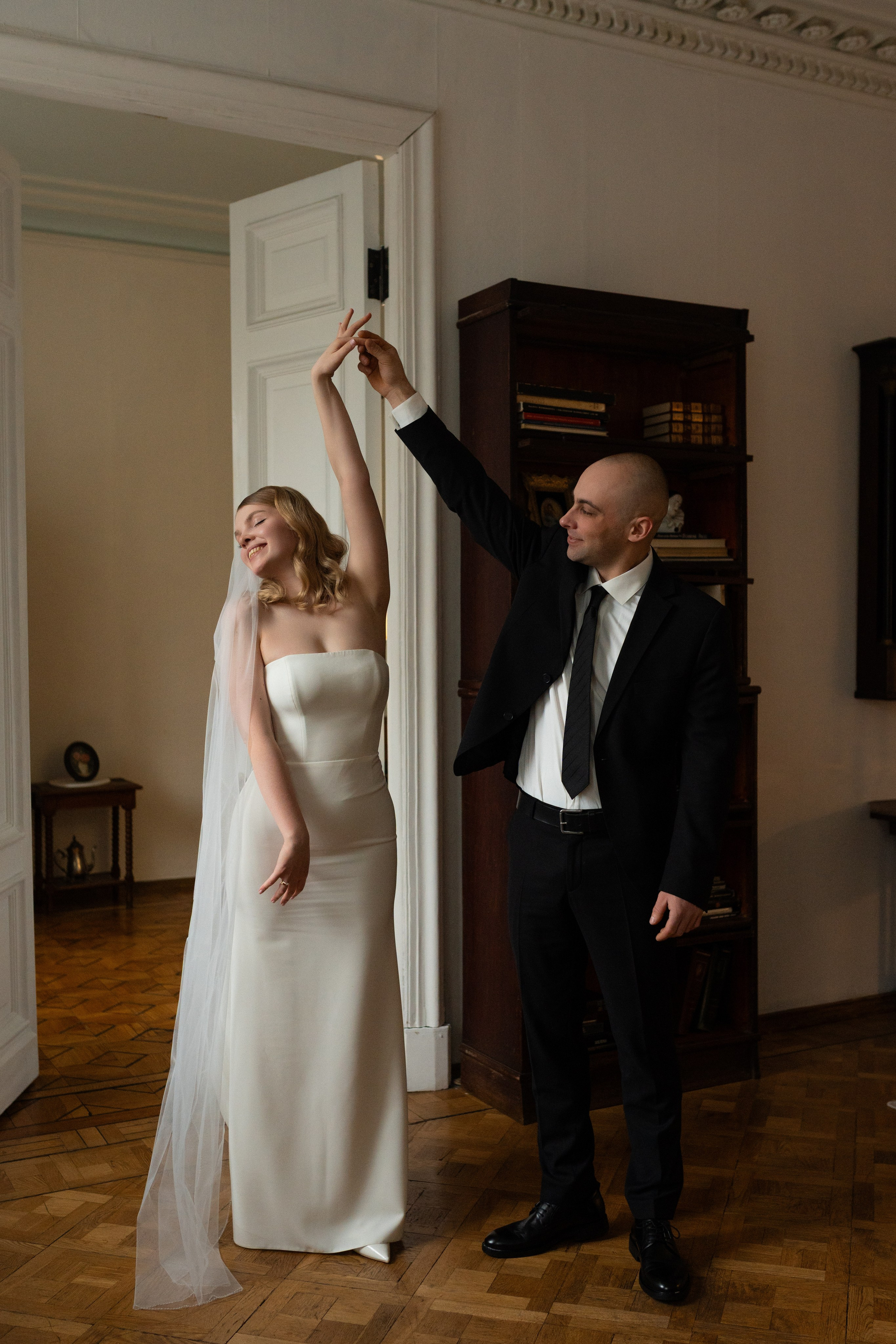 Мария и Алексей, студия 1884. Свадебный фотограф в Москве Анна Полушина