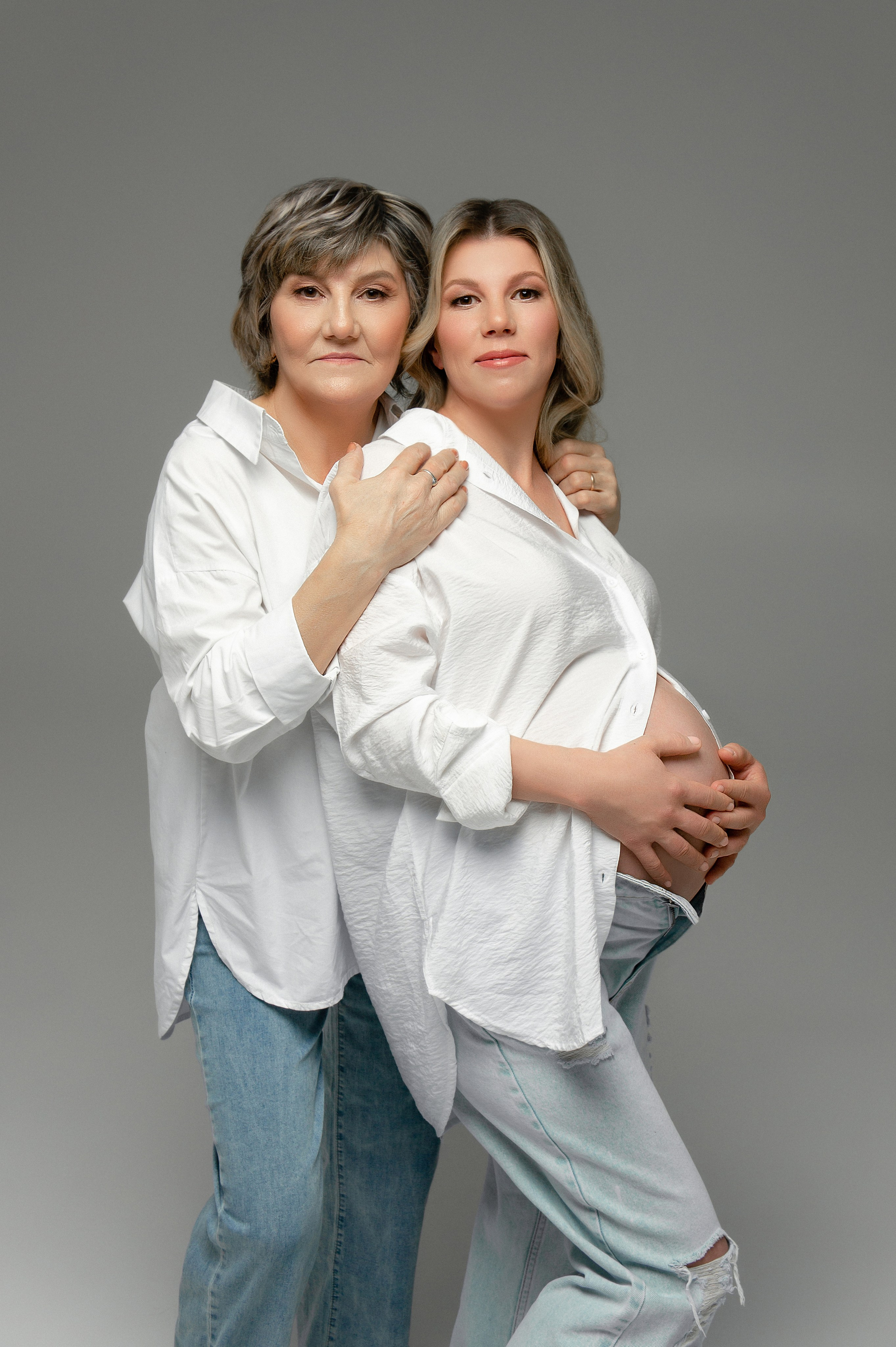 Анна с семьёй. Фотограф беременности в Екатеринбурге Илона Филатьева