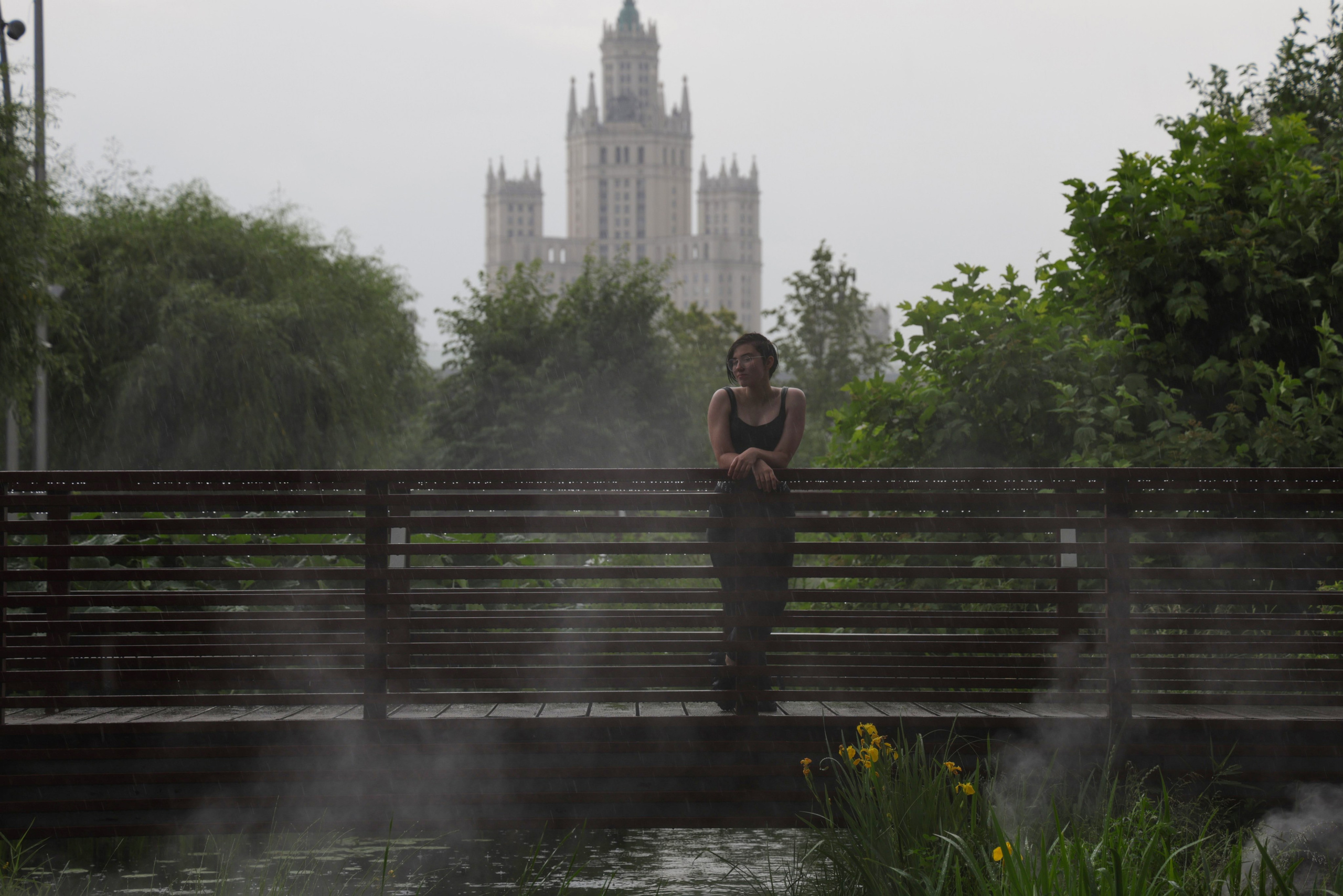 Дождь. Портретный фотограф в Москве Блинова Мария