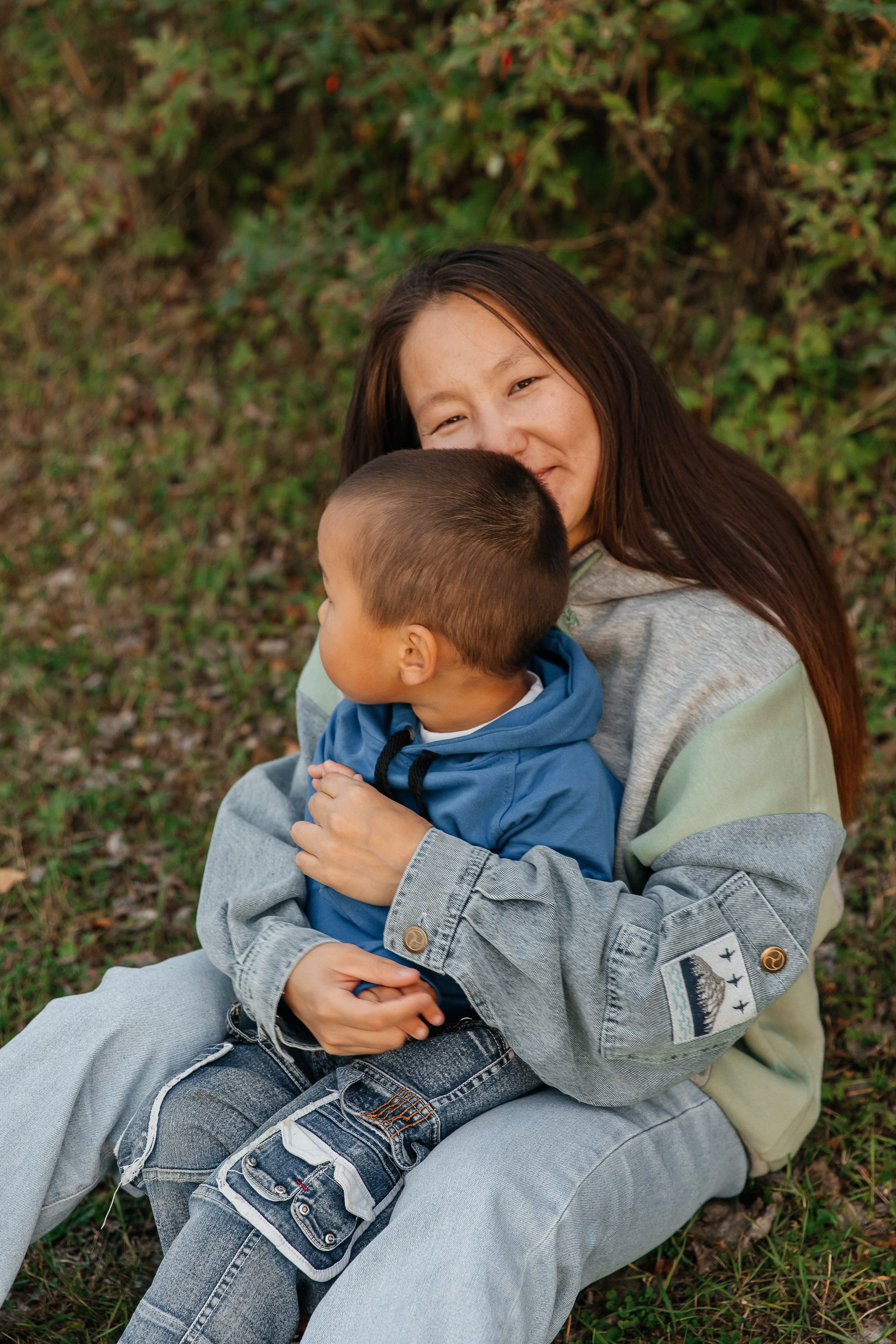 Лера и сын. Воронистая Анастасия. Фотограф Якутия, Томпонский район