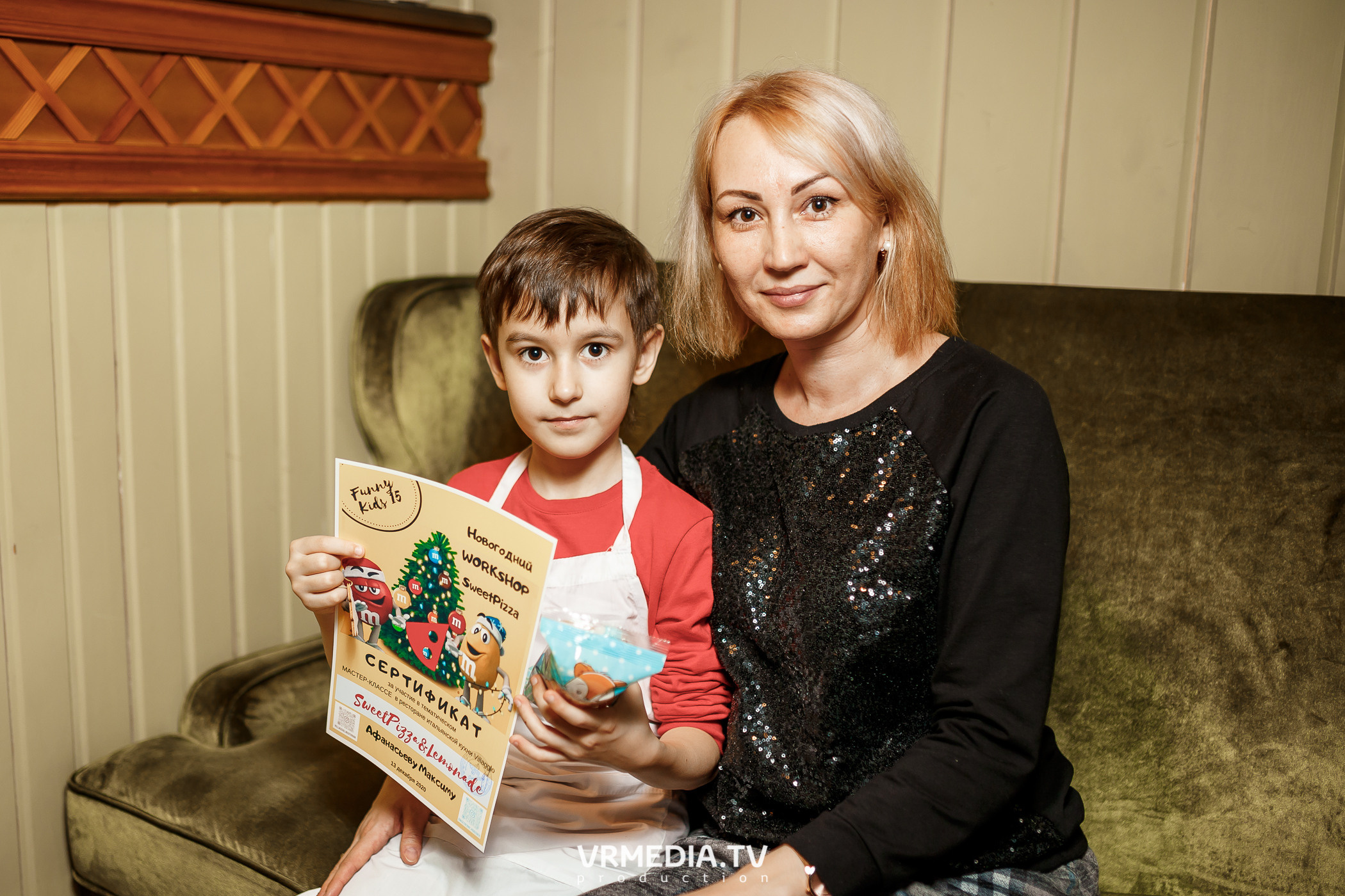 Детский кулинарный мастер-класс «Сладкая пицца» в «Villaggio»