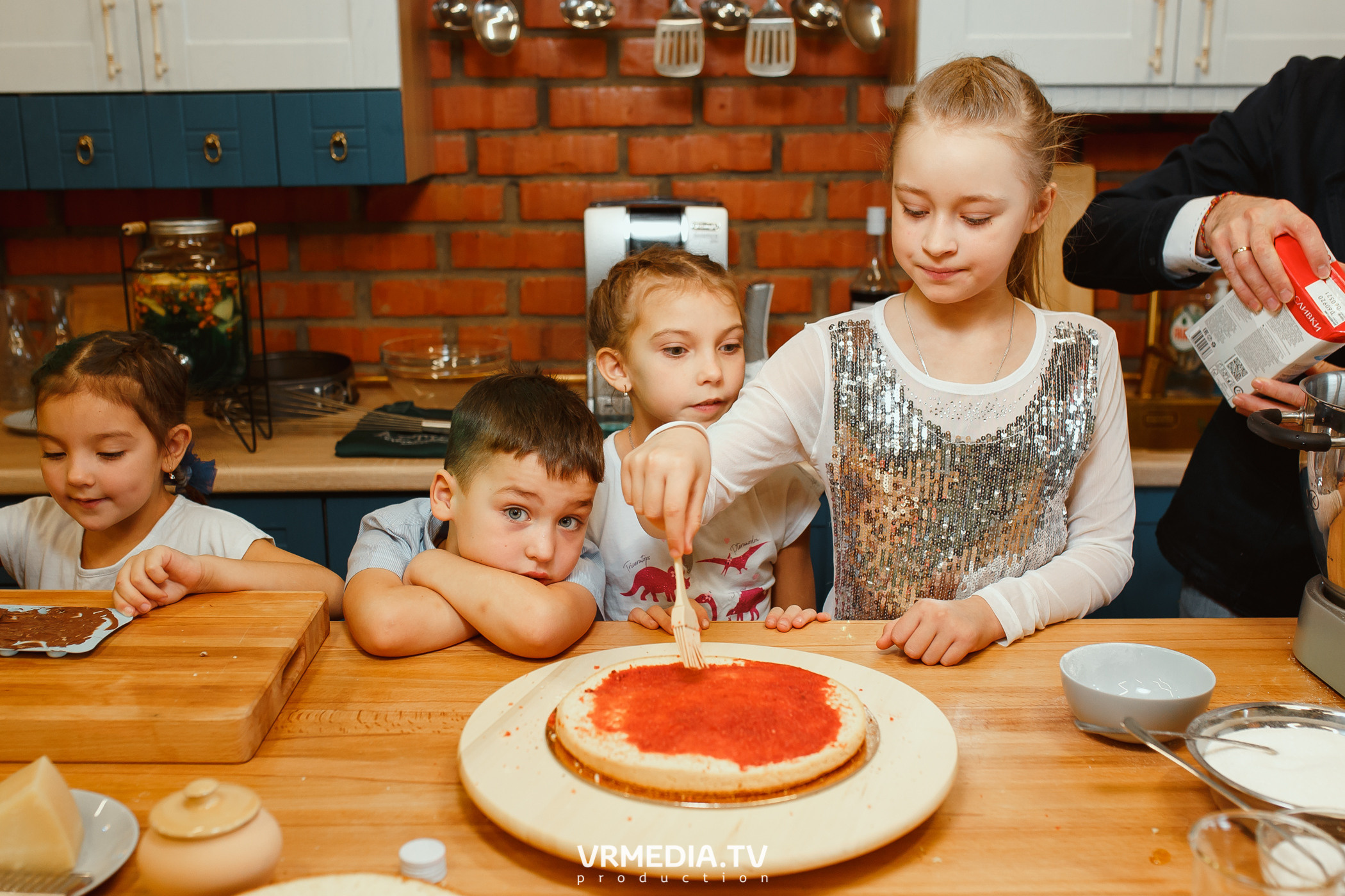 День рождения Лизы Зайцевой в кулинарной студии «Артишок»